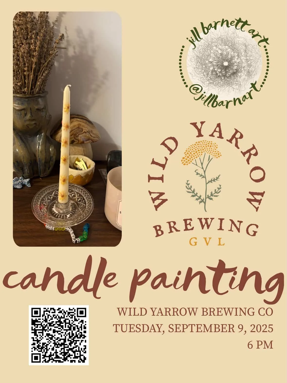 Candle Painting Craft Night
