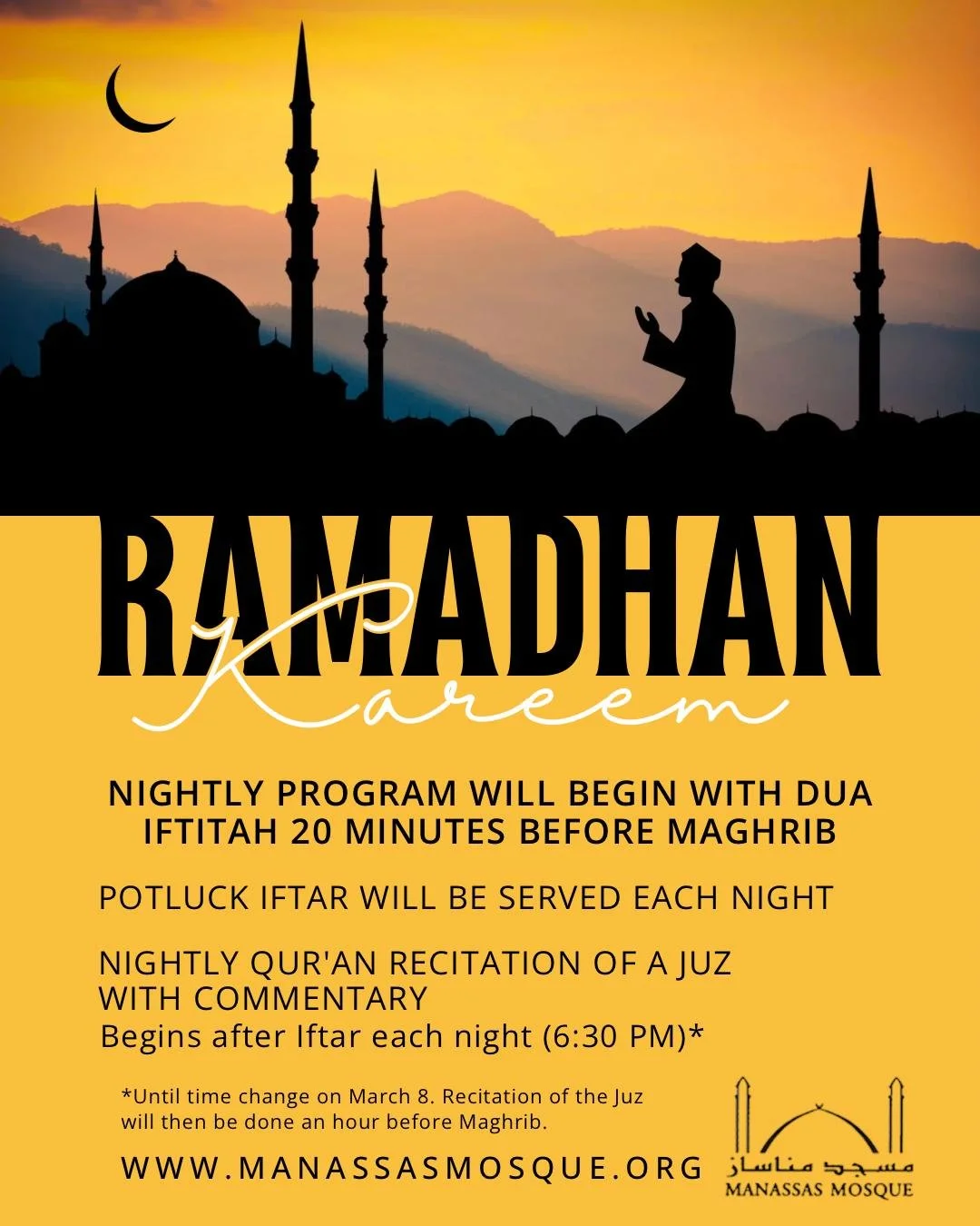 Ramadhan Nightly Program