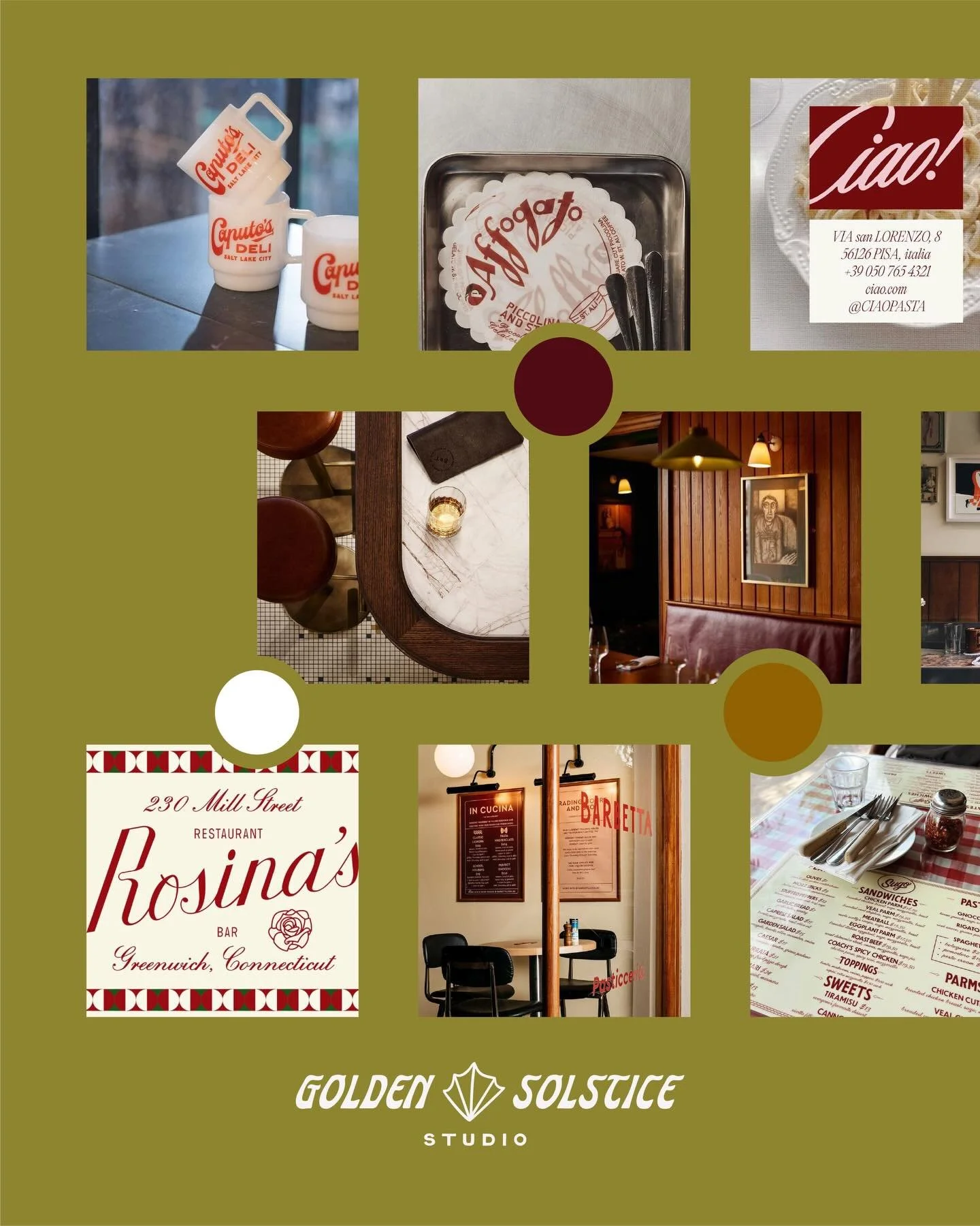 First look at a new brand project! 👀

This is the mood board for a design project I&rsquo;m working on based on a local family-owned Italian restaurant. Tying in vintage Italian typography with a little bit of West Texas. 🇮🇹

#branddesign #graphic