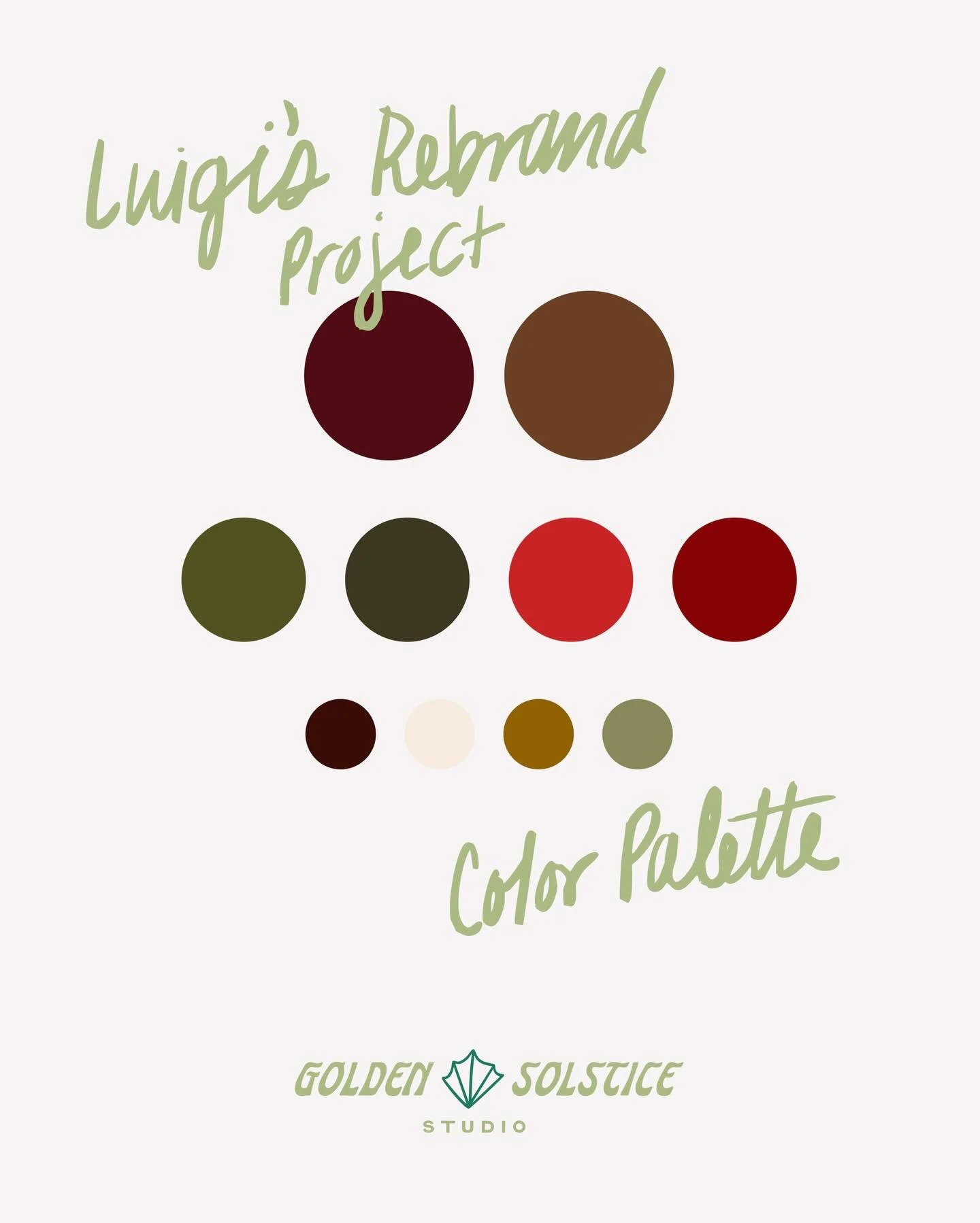 Progress report on my Italian restaurant rebrand project! 🇮🇹

This project is based on Luigi&rsquo;s, a local favorite restaurant in Midland. Throughout the discovery process, the brand words that kept emerging were family, romantic, special, and w