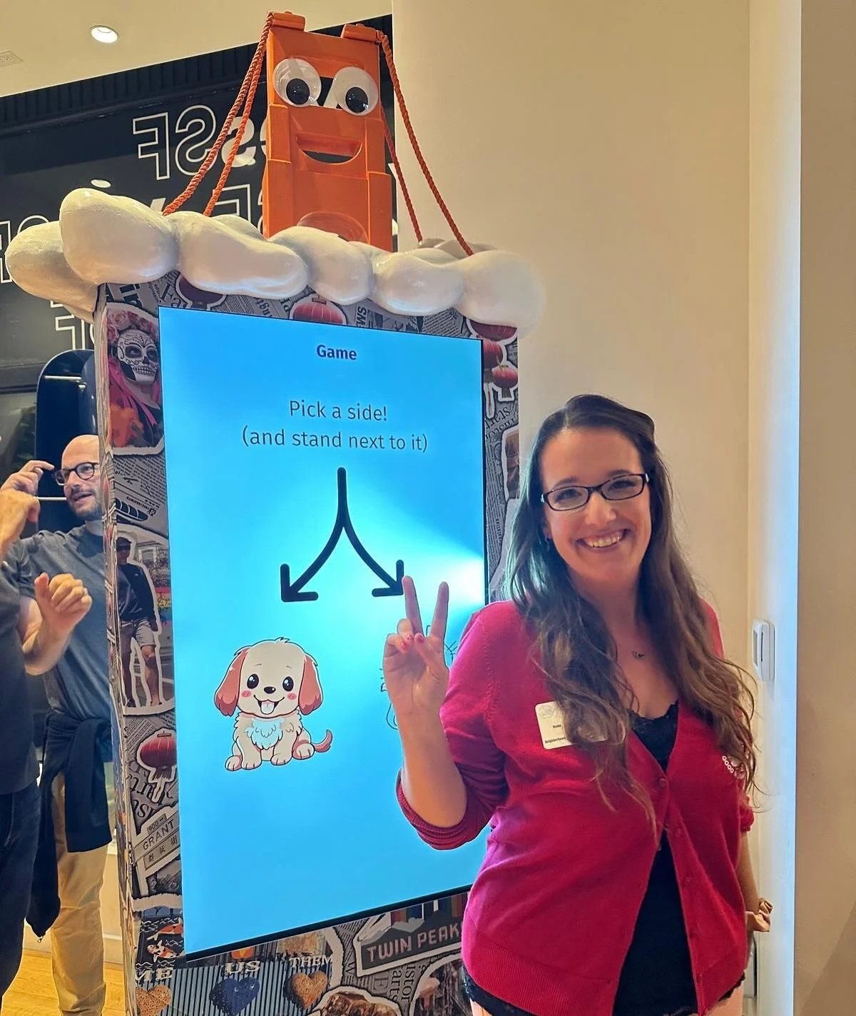 So many highlights from last night&rsquo;s Good Neighbor Hackathon and Community Night at @yestosf_.  One of them was definitely being able to demo the latest version of our community bulletin board prototype. 

Bay Area legend Lee Felsenstein was ou