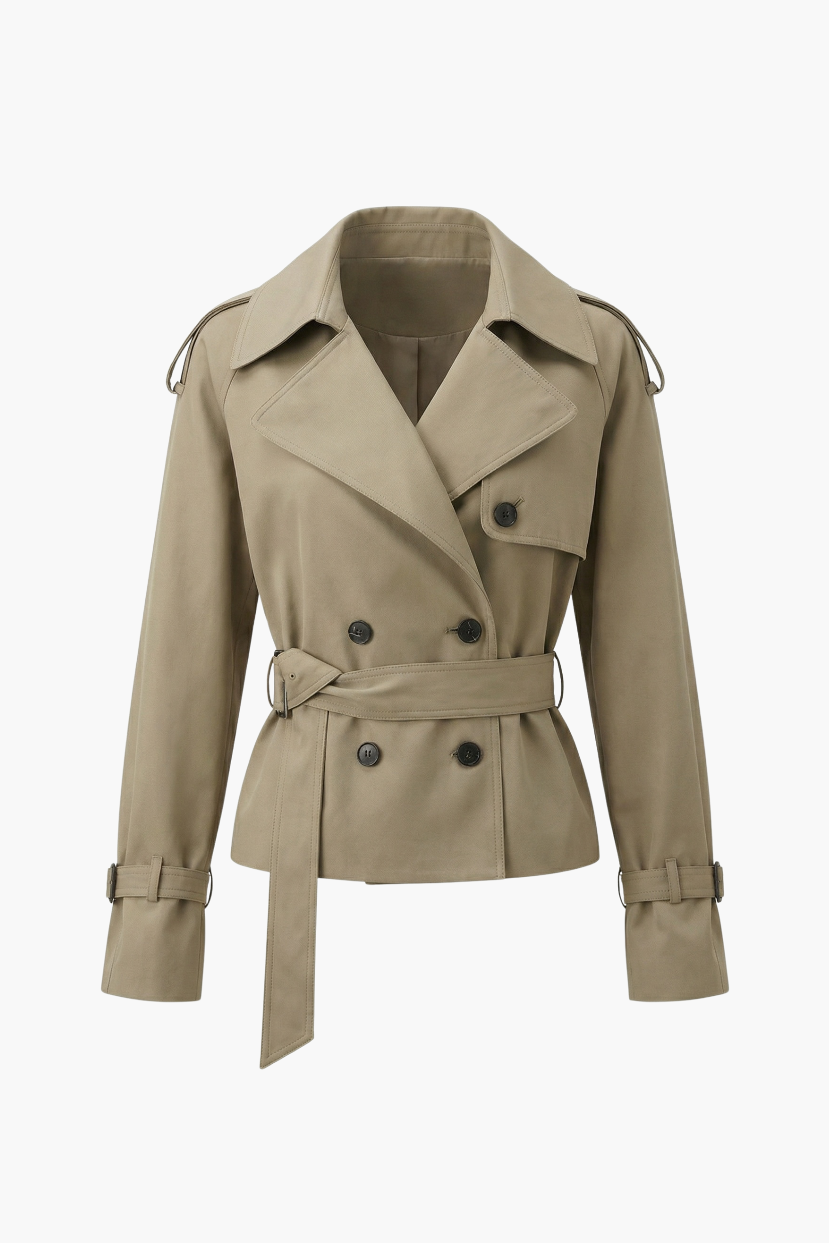 Custom Women's Cropped Trench