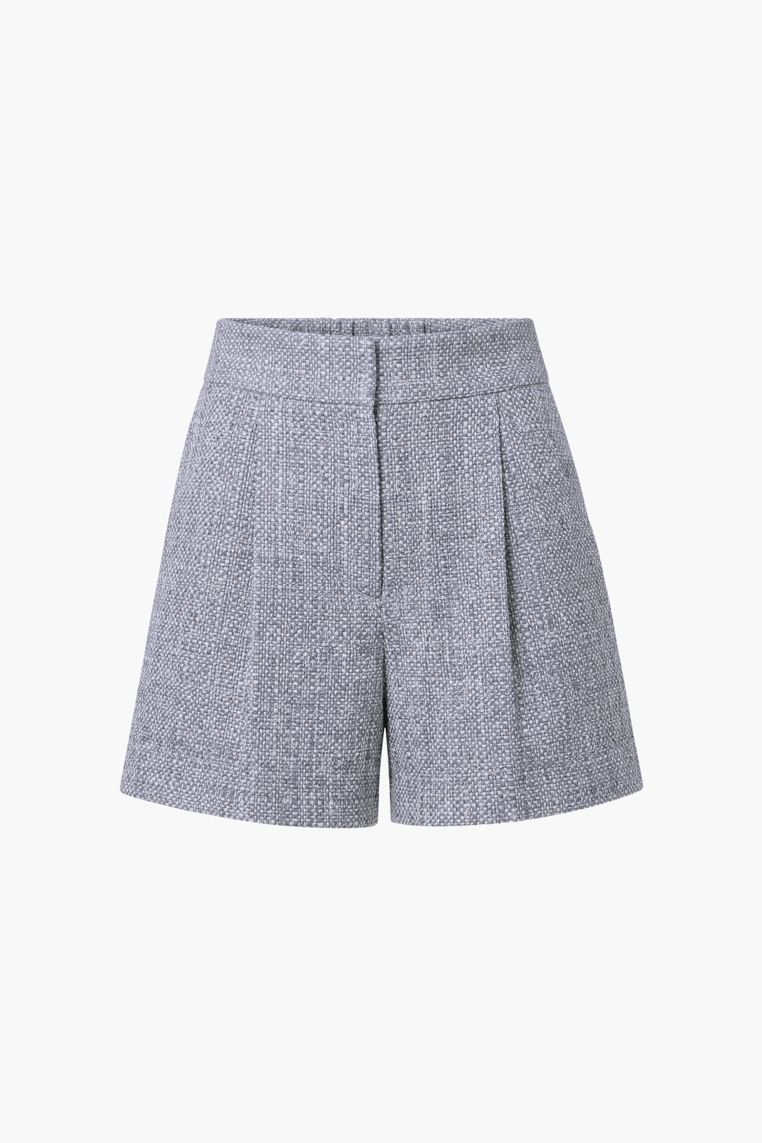 Single Pleat Shorts in Italian Cotton/Linen