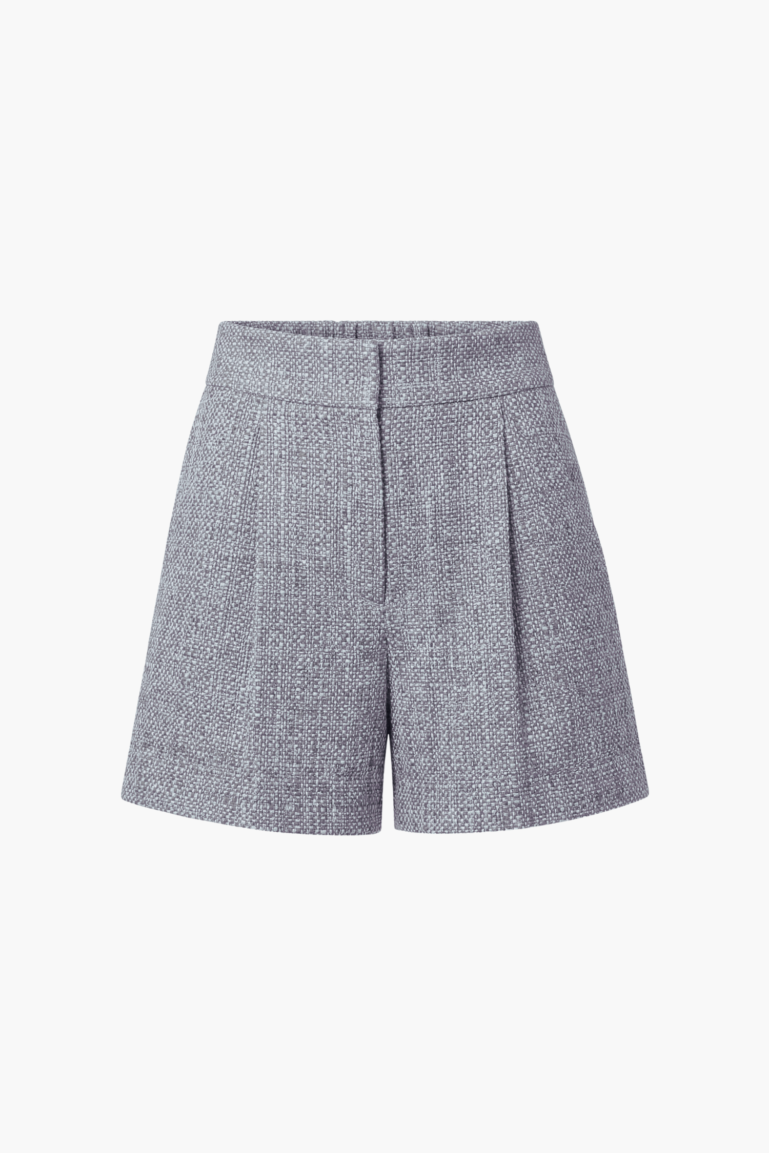 Single Pleat Shorts in Italian Cotton/Linen