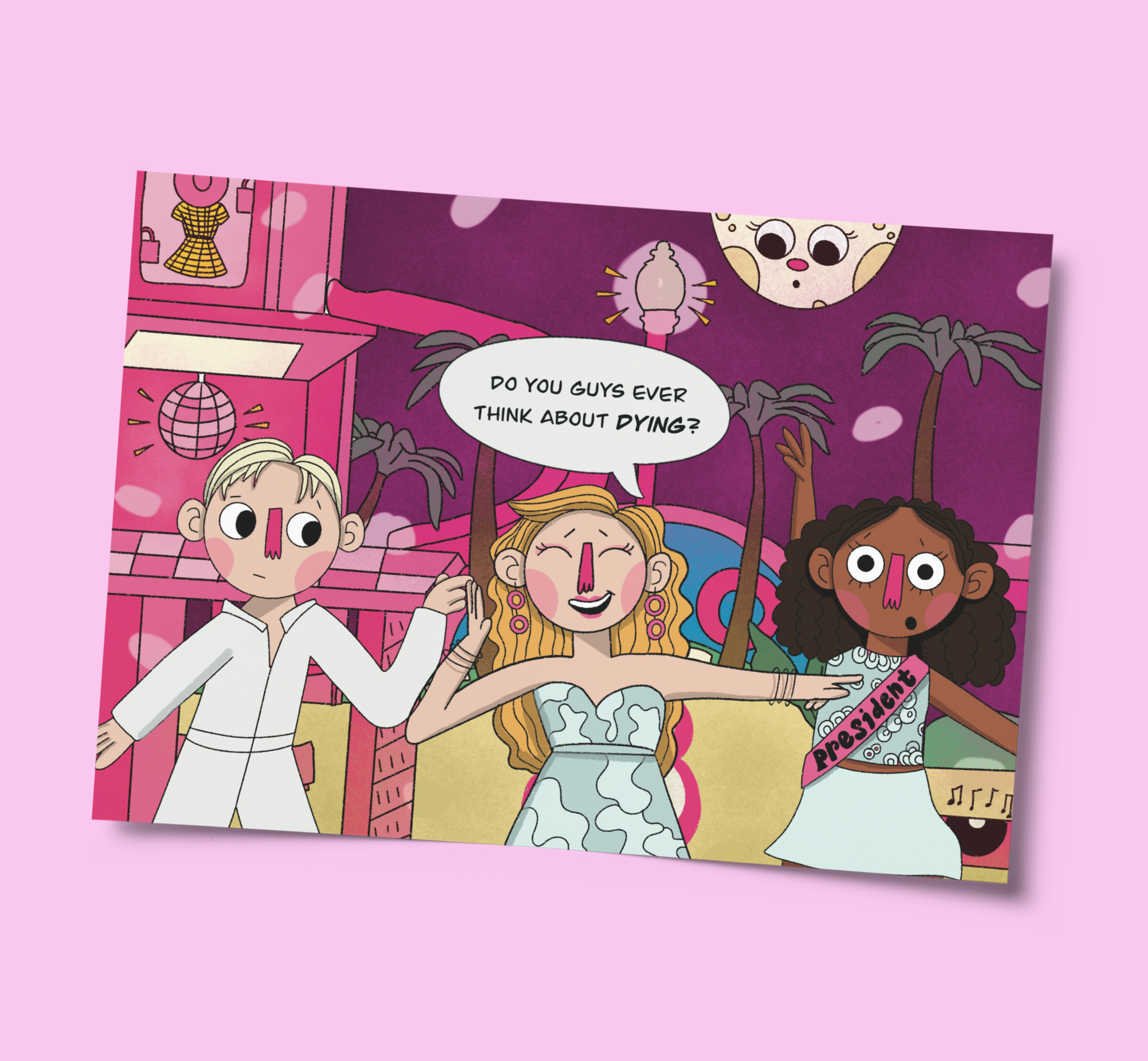Existential Life Crisis Barbie Print