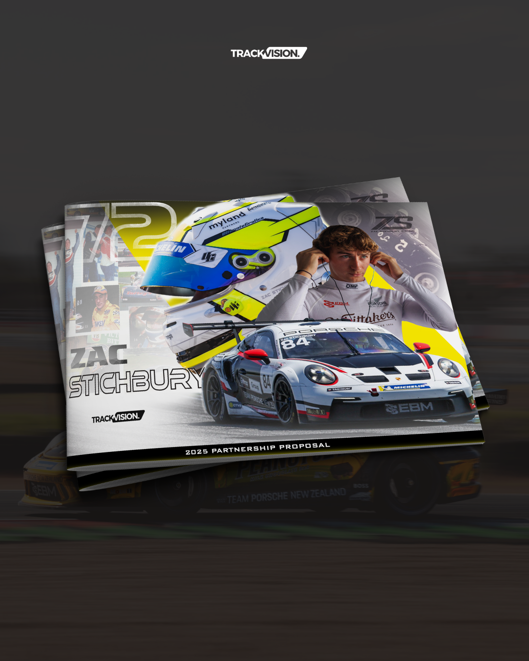 Motorsport Sponsorship Proposal Design — Track Vision