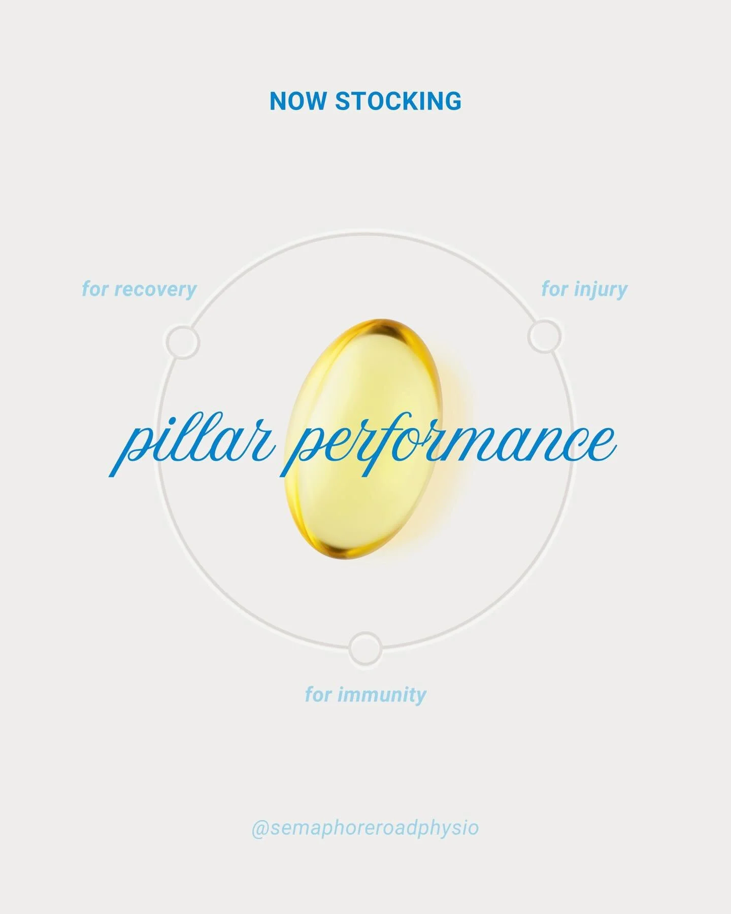 Big news at the clinic 👀⚡️

We are now stocking Pillar Performance supplements - trusted, science-backed formulas to support recovery, sleep and performance 💪

Whether you&rsquo;re training hard, rehabbing an injury, supporting healthy ageing and s