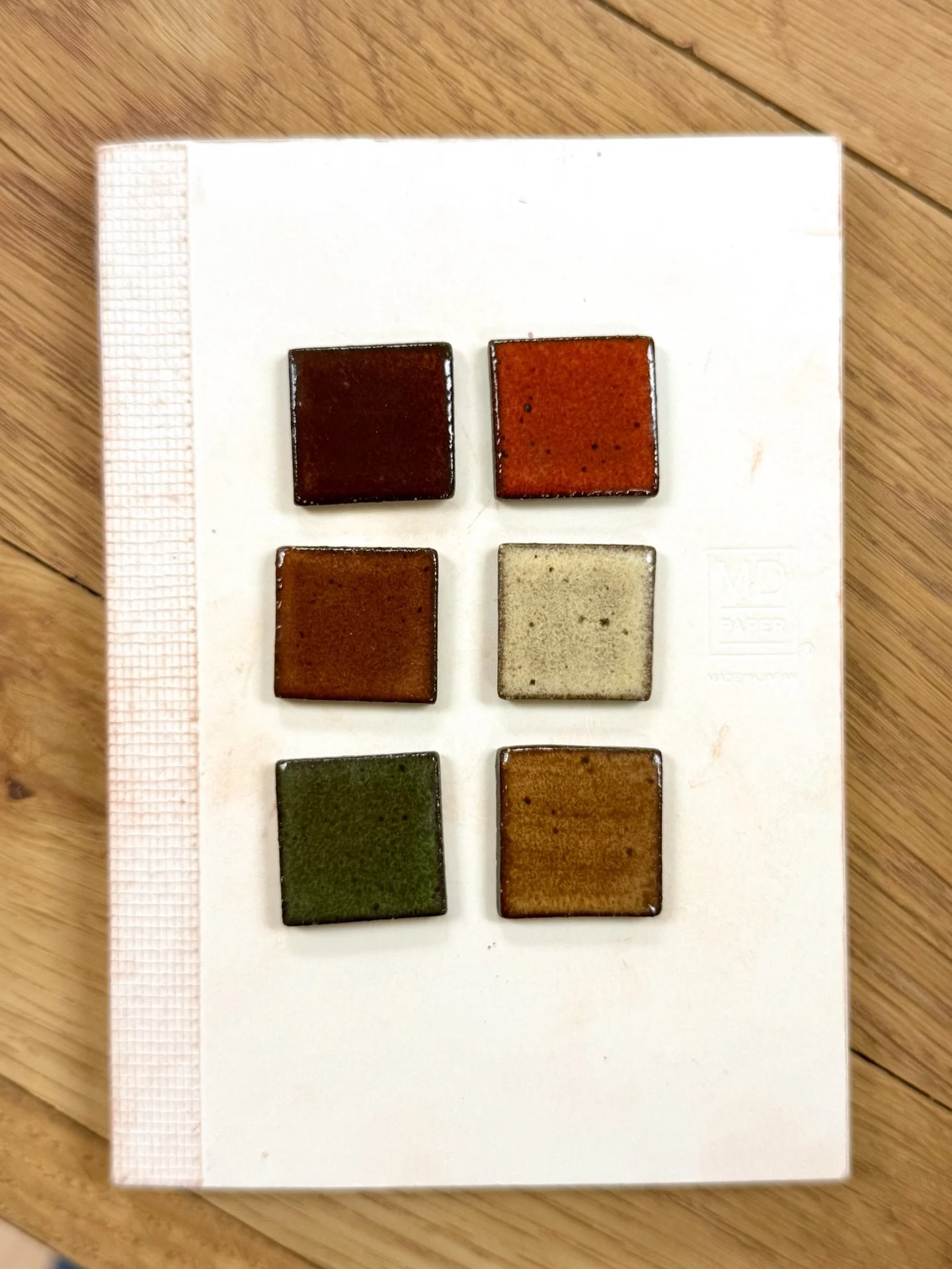 the tiles vs the final pieces 🤎 #pottery #ceramics #glaze #testtiles