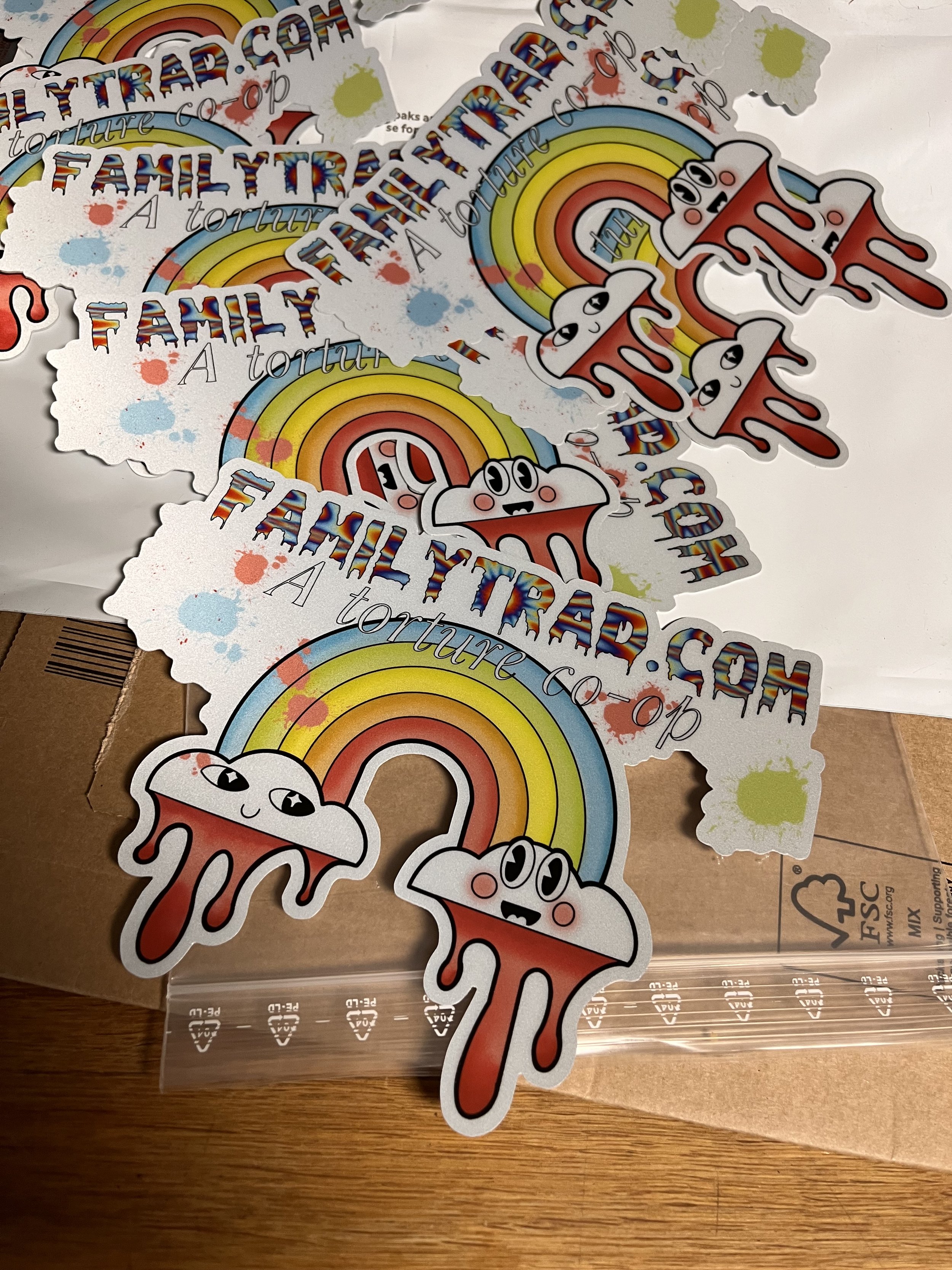 Limited Die Cut Torture Sticker