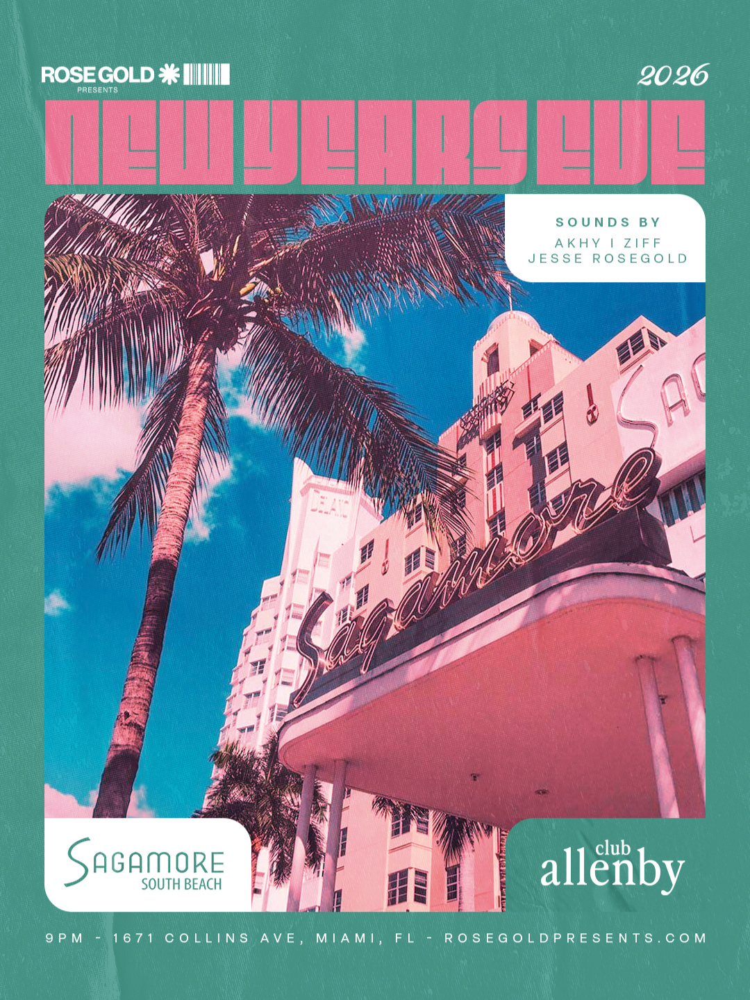 Miami New Year’s Eve @ Sagamore Hotel