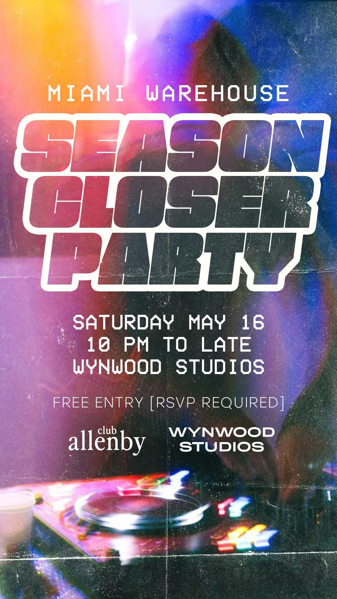 Miami Warehouse Season Closer Party