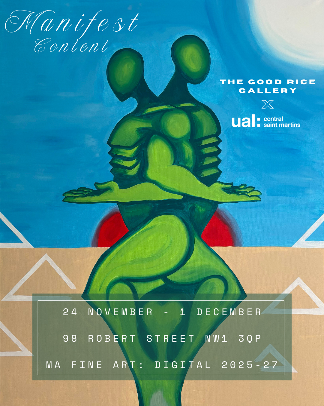 The Good Rice Gallery x MA Fine Art: Digital 2025-27, the show is ON.