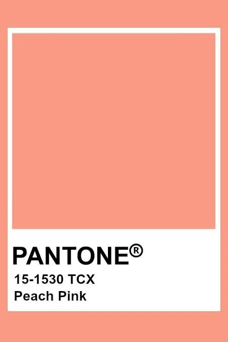 Pantone 15-1530 Peach Pink