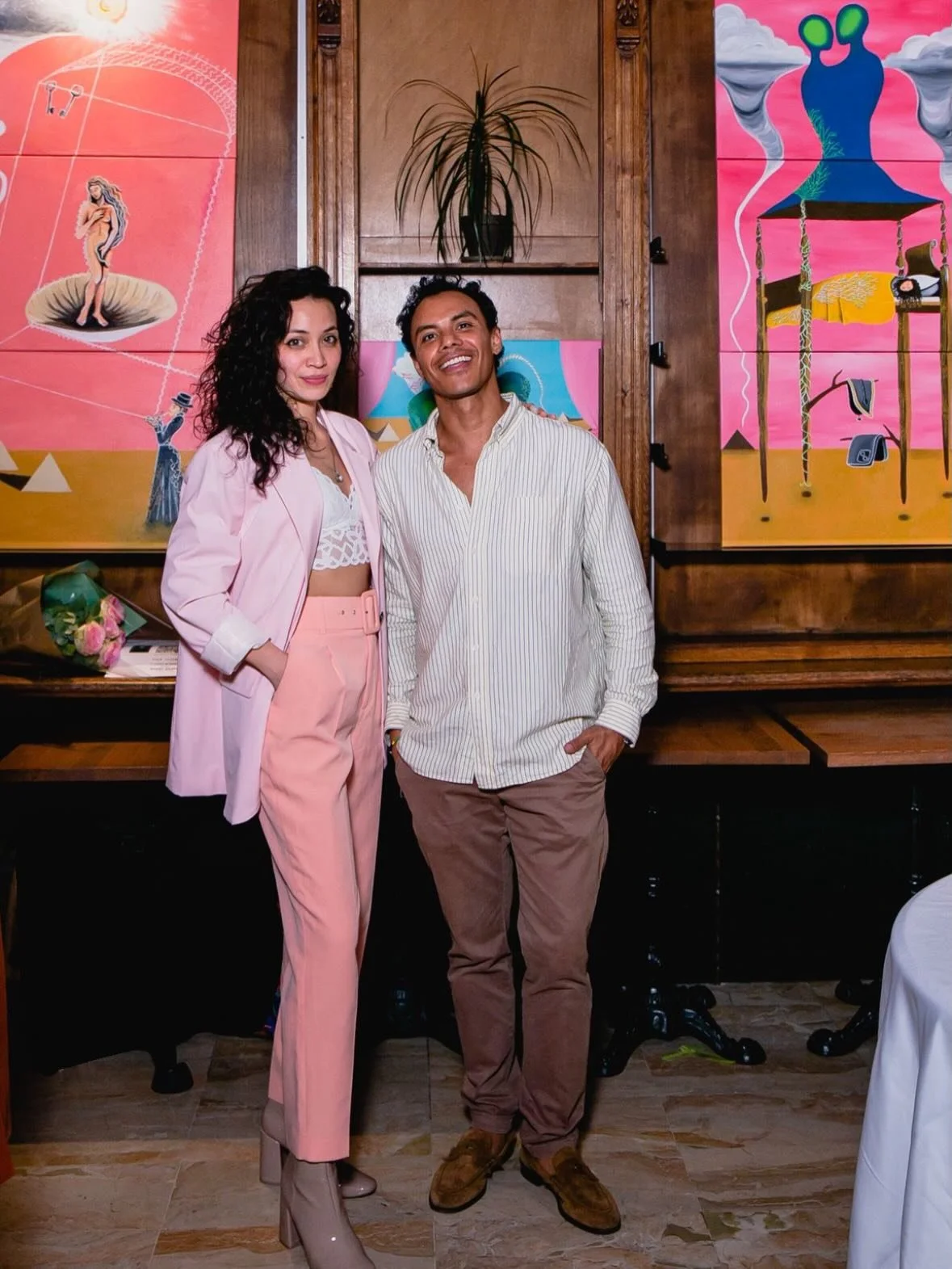 Wow, what an amazing turnout! Thank you all for joining us at @artivistas.paris for the vernissage of our new show "In Her Room", with @thenorm_art @bluelevinton @paula.forteza @ohthaterick ✨ 

Bravo to all of my fellow artists @bekamagyarl