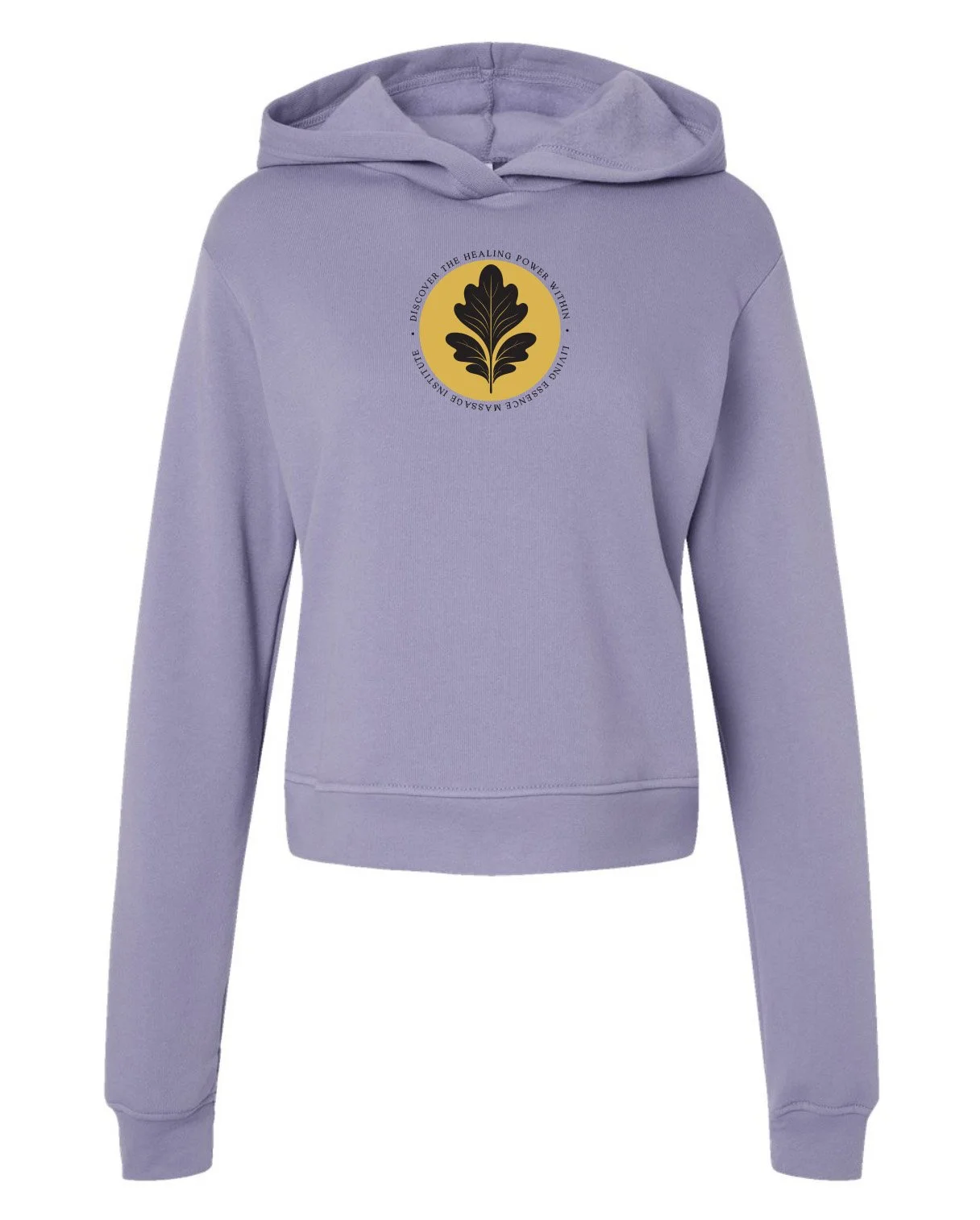BELLA + CANVAS Women's Classic Hoodie Sweatshirt - Dark Lavender Front.jpg