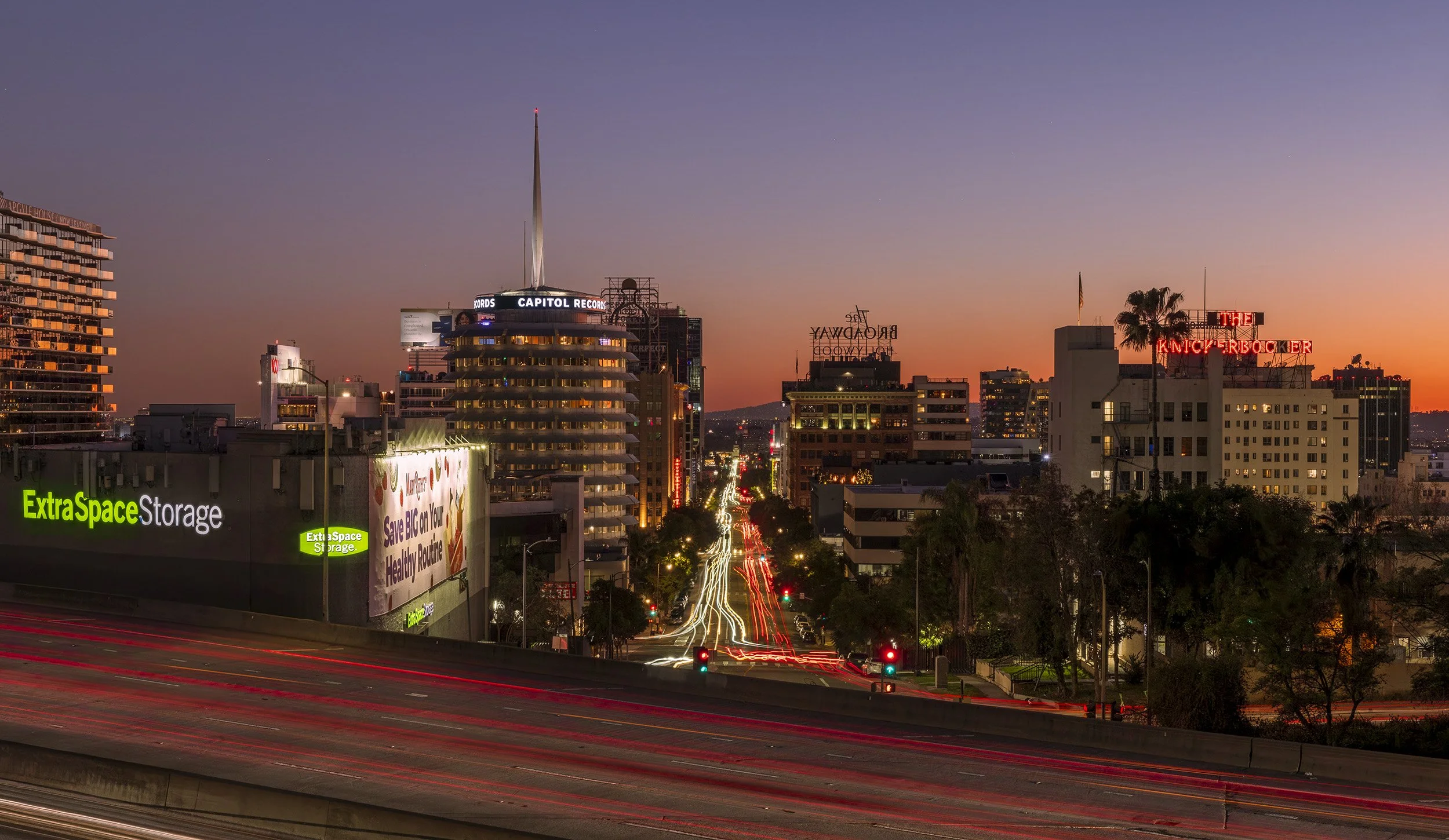 Hollywood Revisited: A Vine Street Sunset