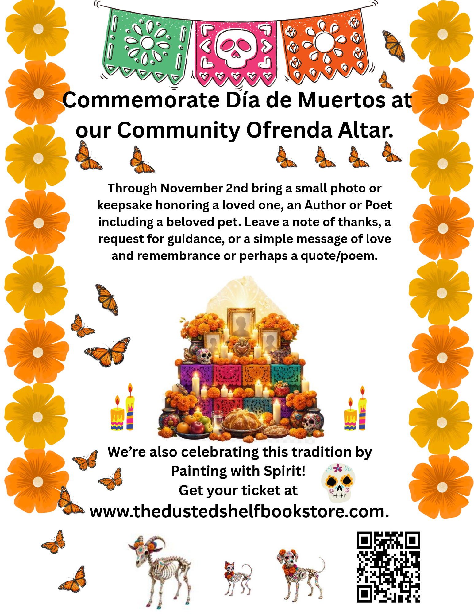COMMUNITY OFRENDA ALTAR - DIA de Muertos