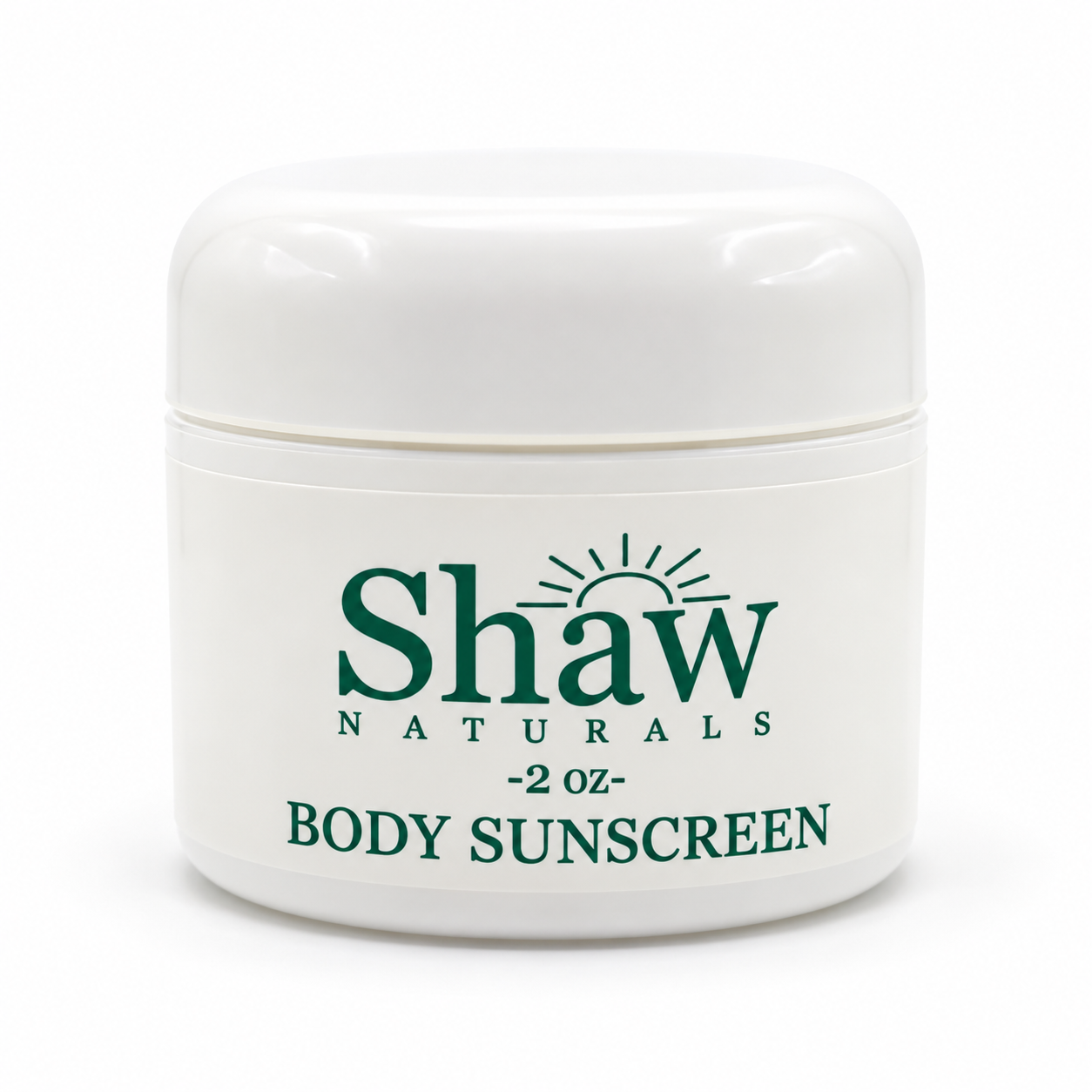 Tallow Body Sunscreen – Plastic Jar