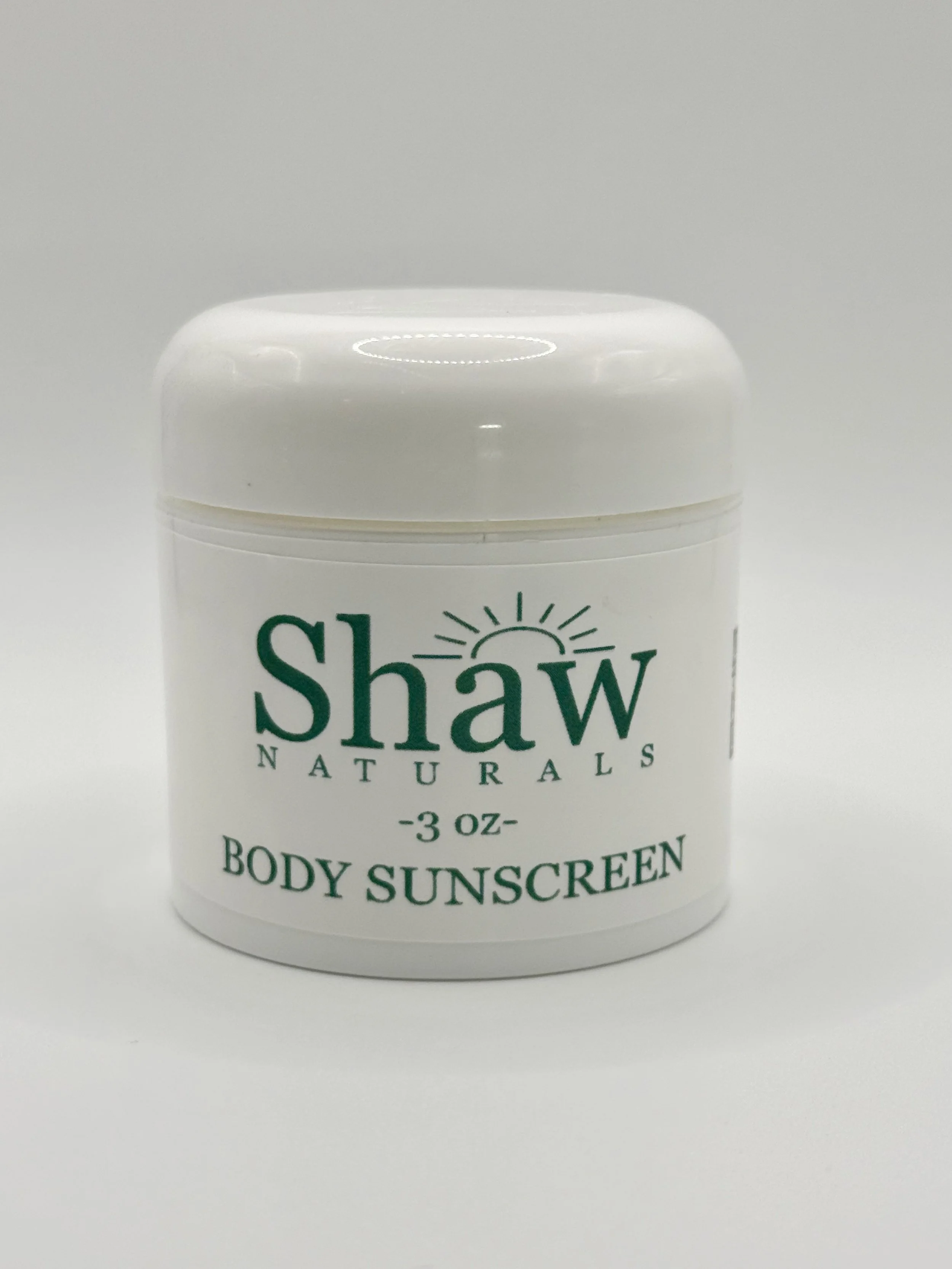 Body Sunscreen - 3 ounce