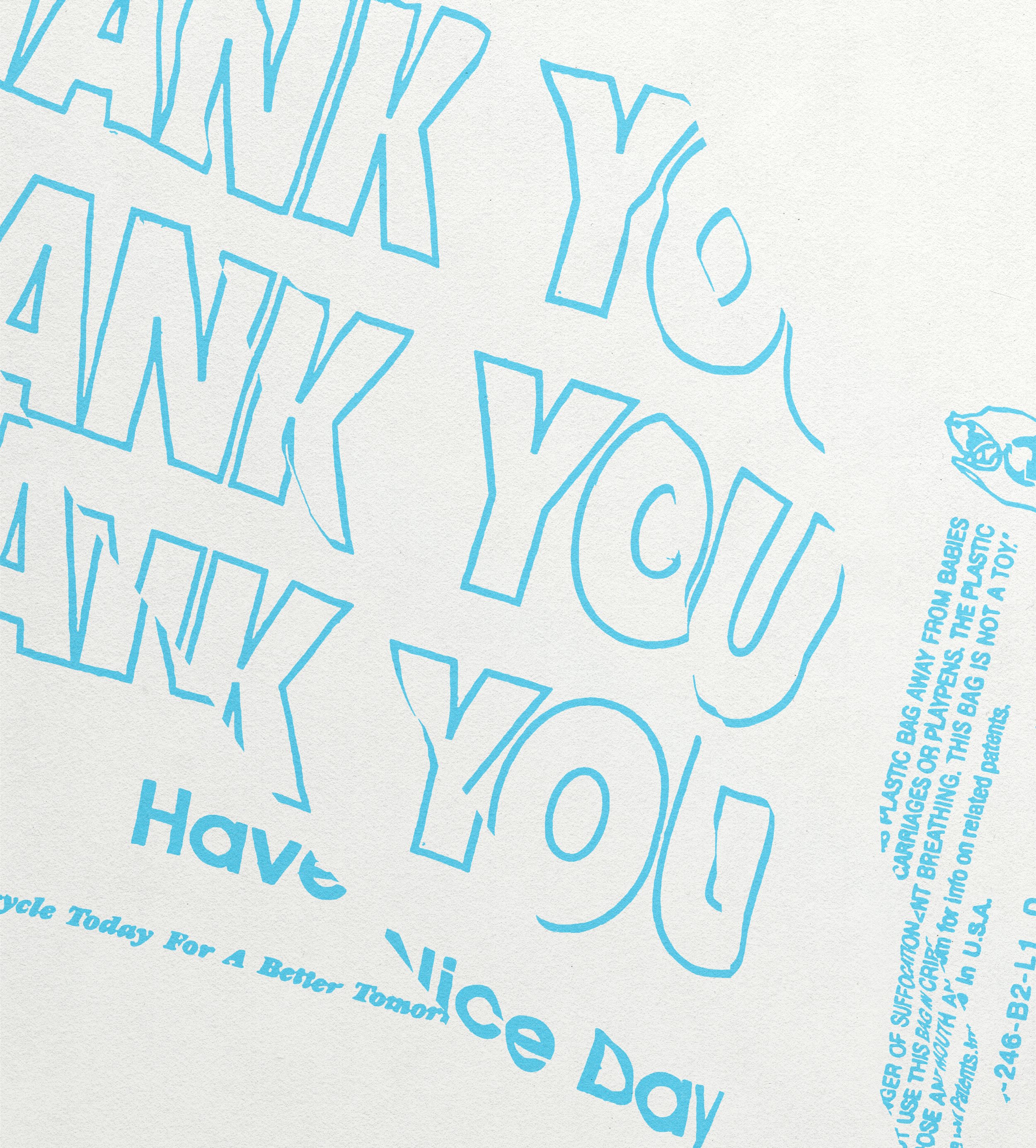 A fresh perspective on the classic thank-you bag—bold, creative, and unexpected.