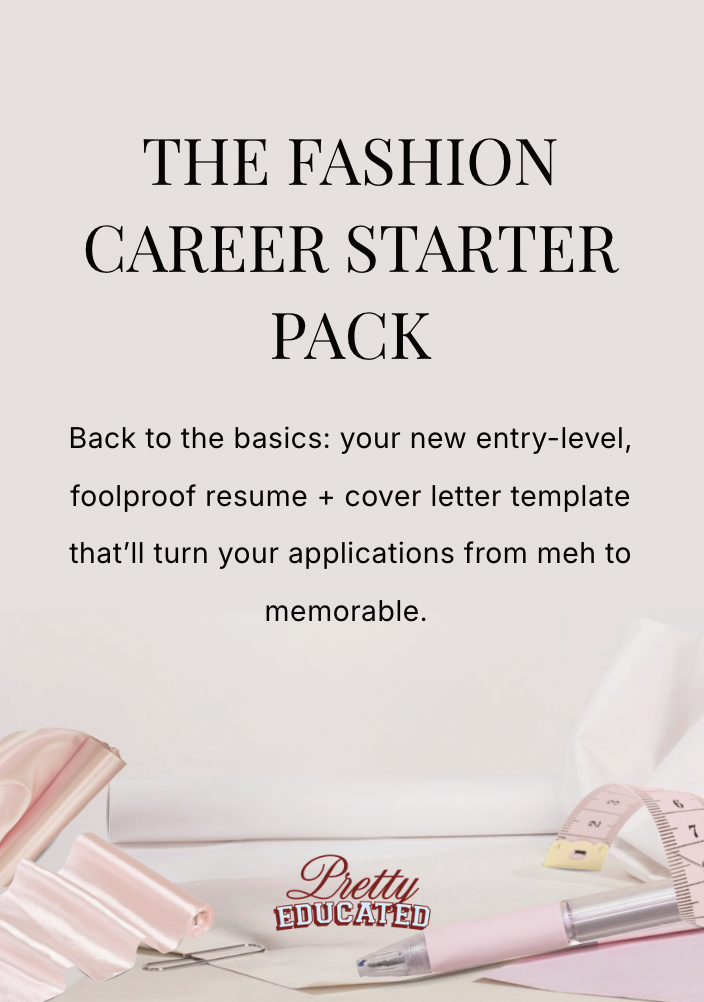 Fashion Career Starter Pack