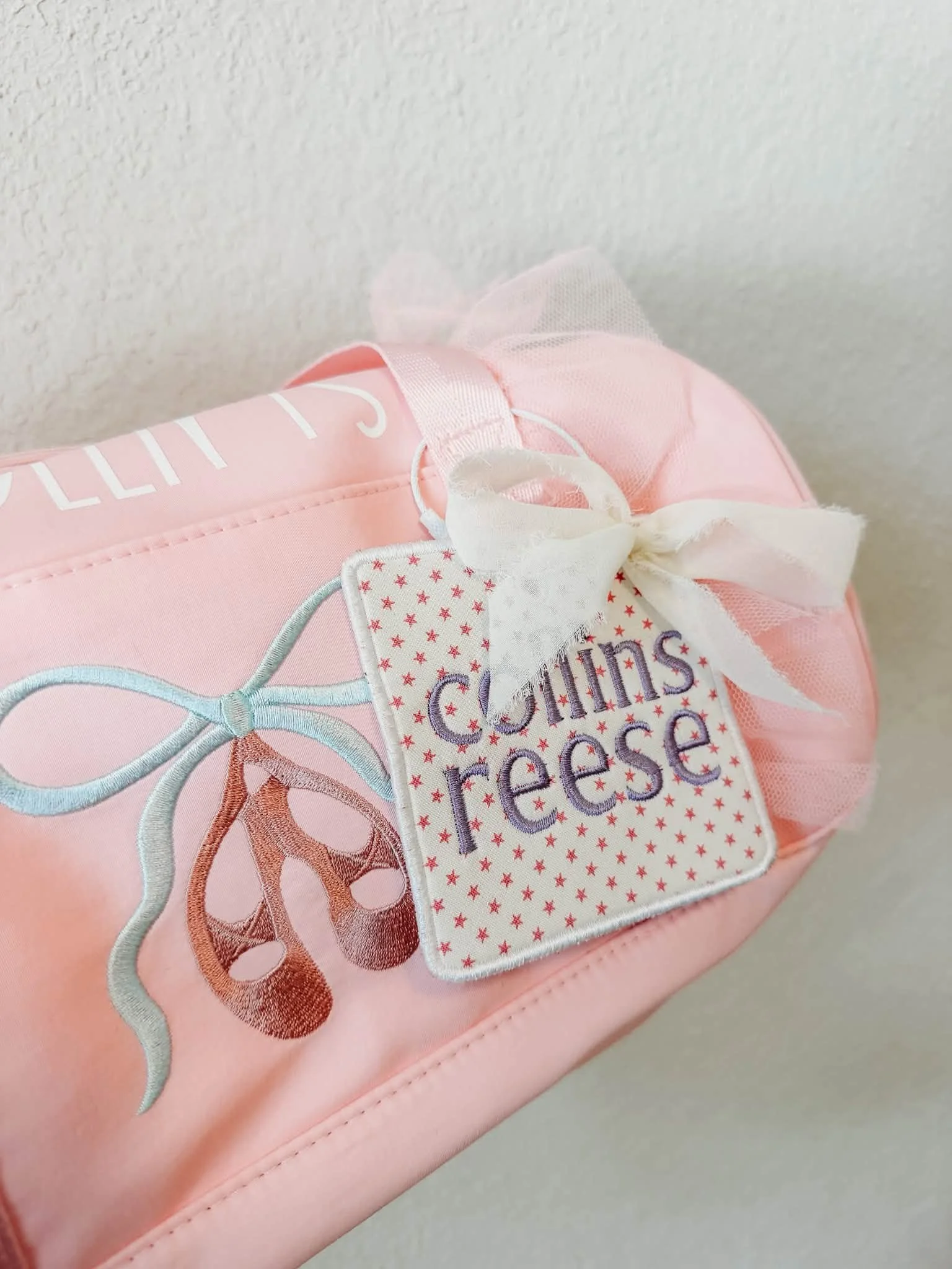 Embroidered Bag Tag | Personalized