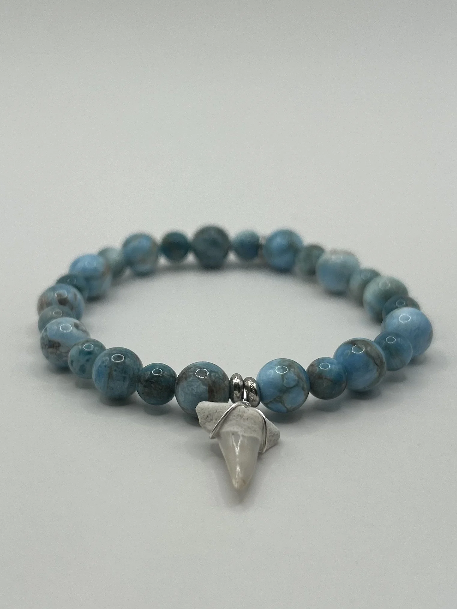 Beautiful Ocean Blue Apatite Bracelet 