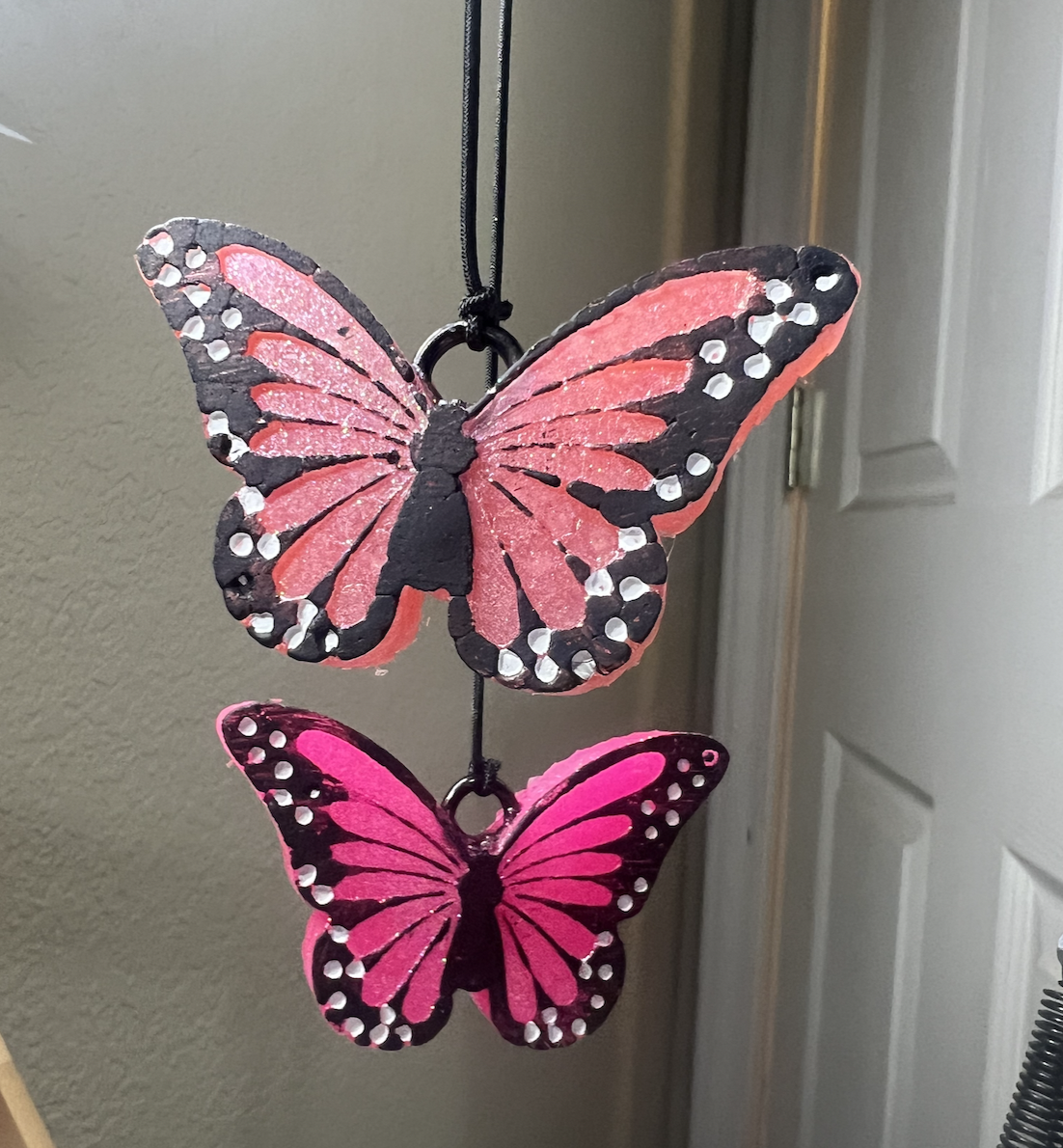 Pink Butterfly Droopies