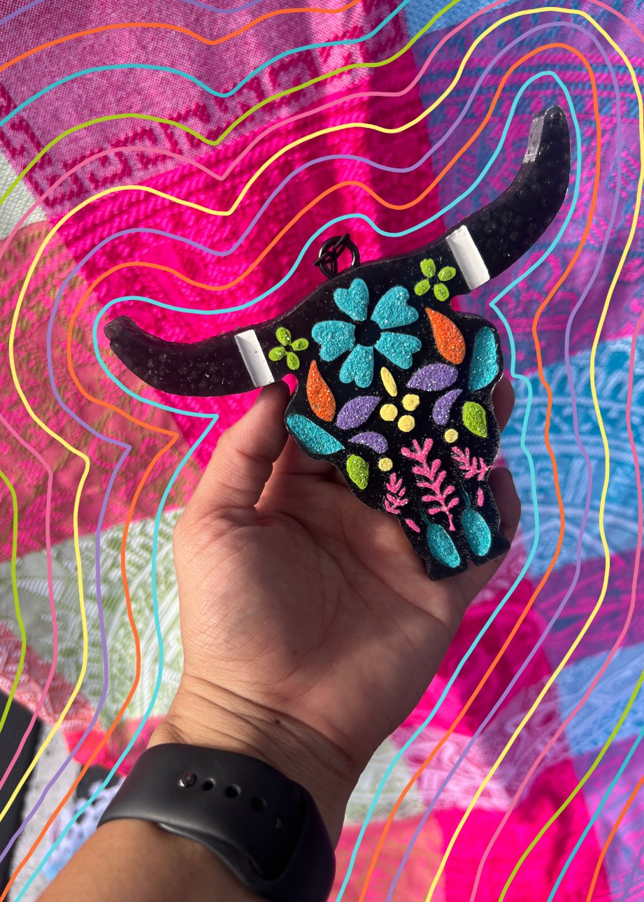 Mexican Floral Bull