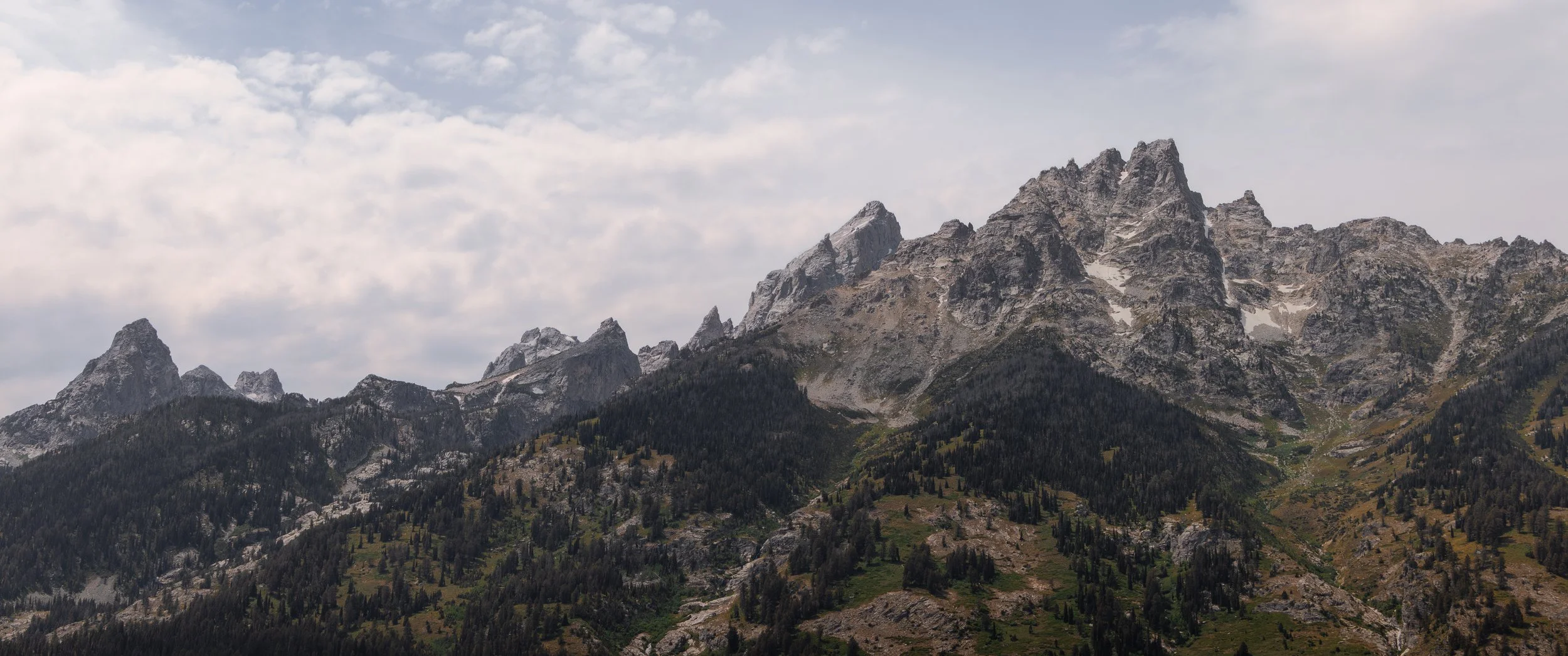 The Teton Range on a perfect day