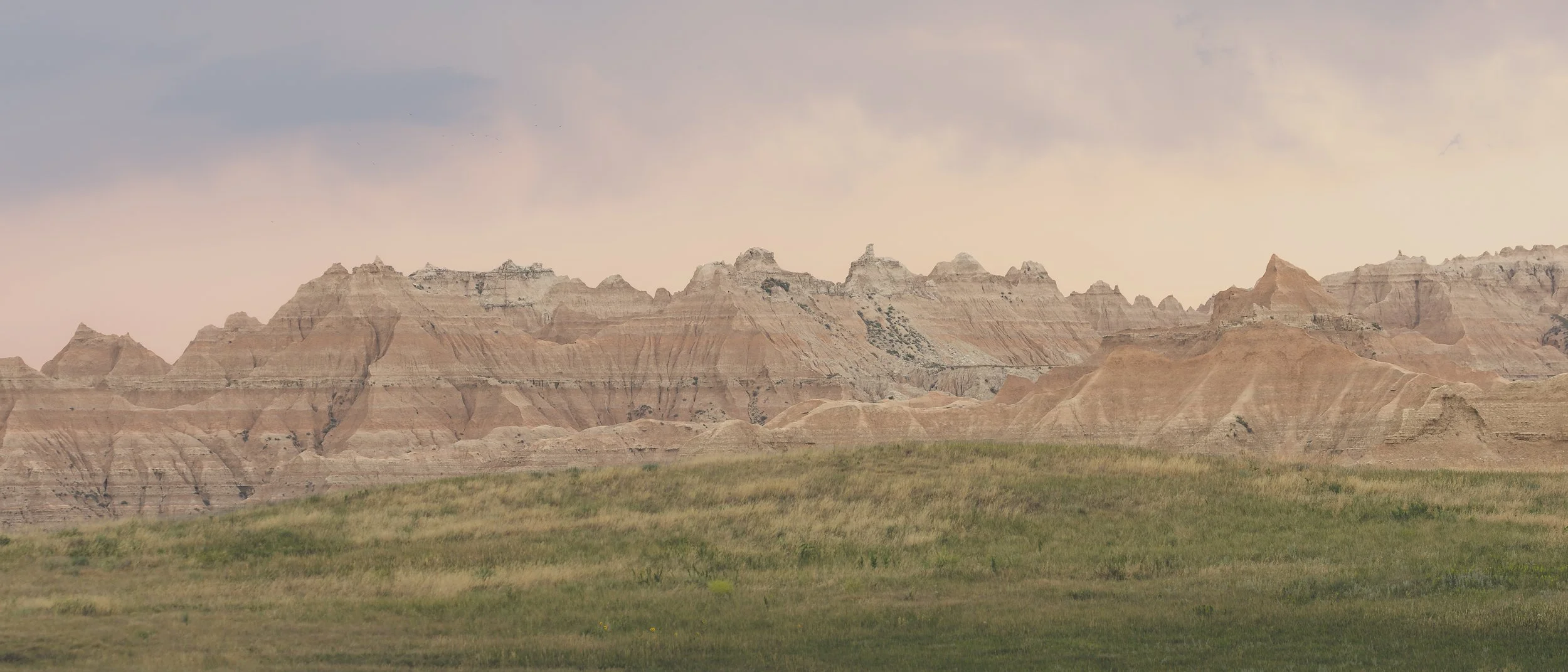 Contrasting landscapes of the Badlands