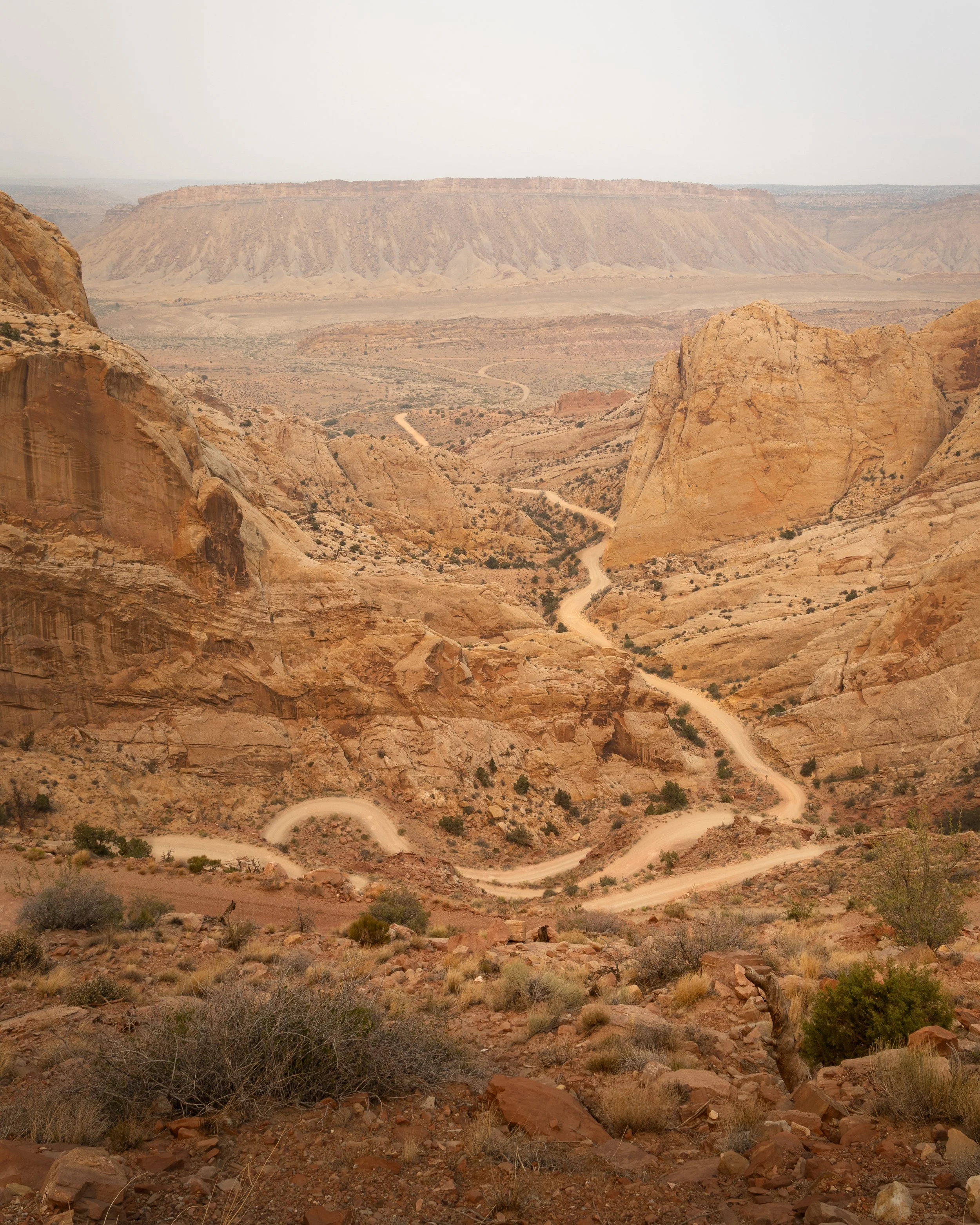 Winding Roads in Capitol Reef National Park