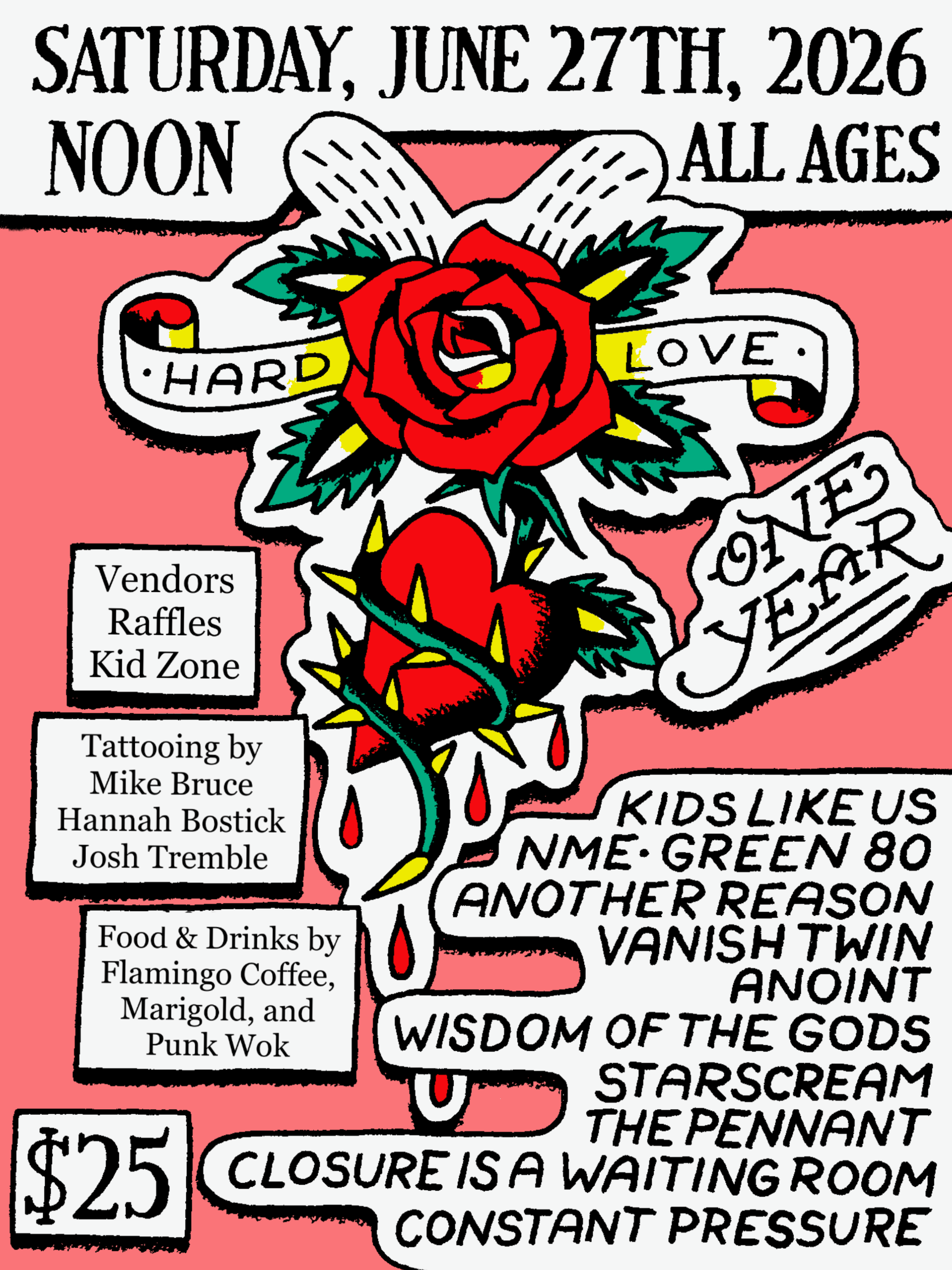 General Admission - Hard Love One Year 6.27.2026