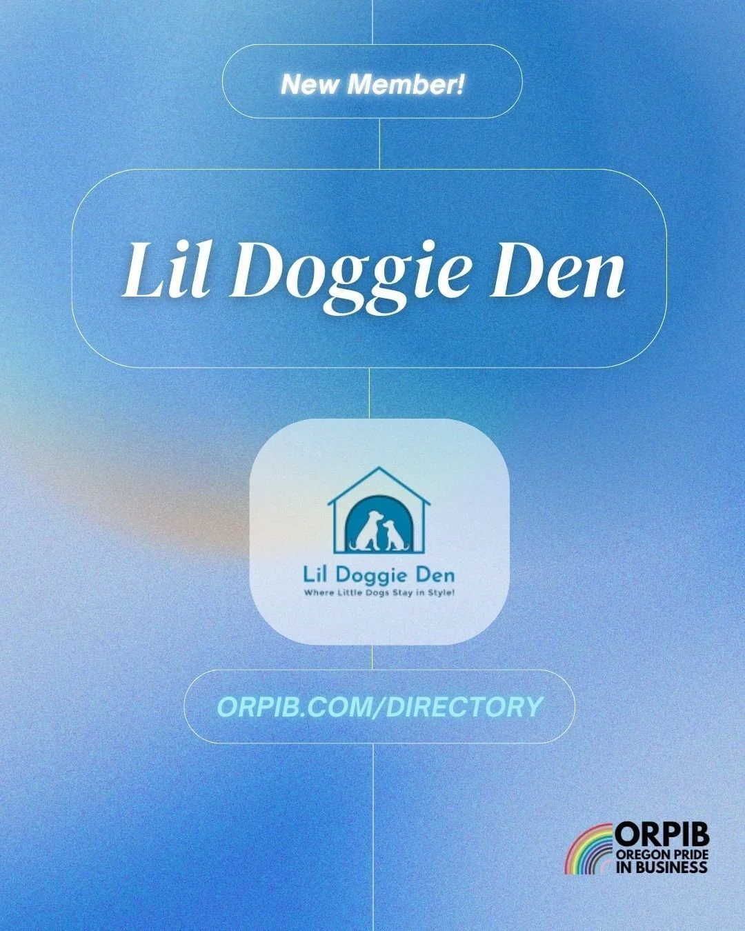🐾 Welcome Lil Doggie Den to Oregon Pride in Business!�
This queer woman-owned dog daycare in Portland cares exclusively for pups 25 lbs and under &mdash; and it&rsquo;s as cute as it sounds 🐕💕�
🔗 Find them in our Member Directory (link in bio) al