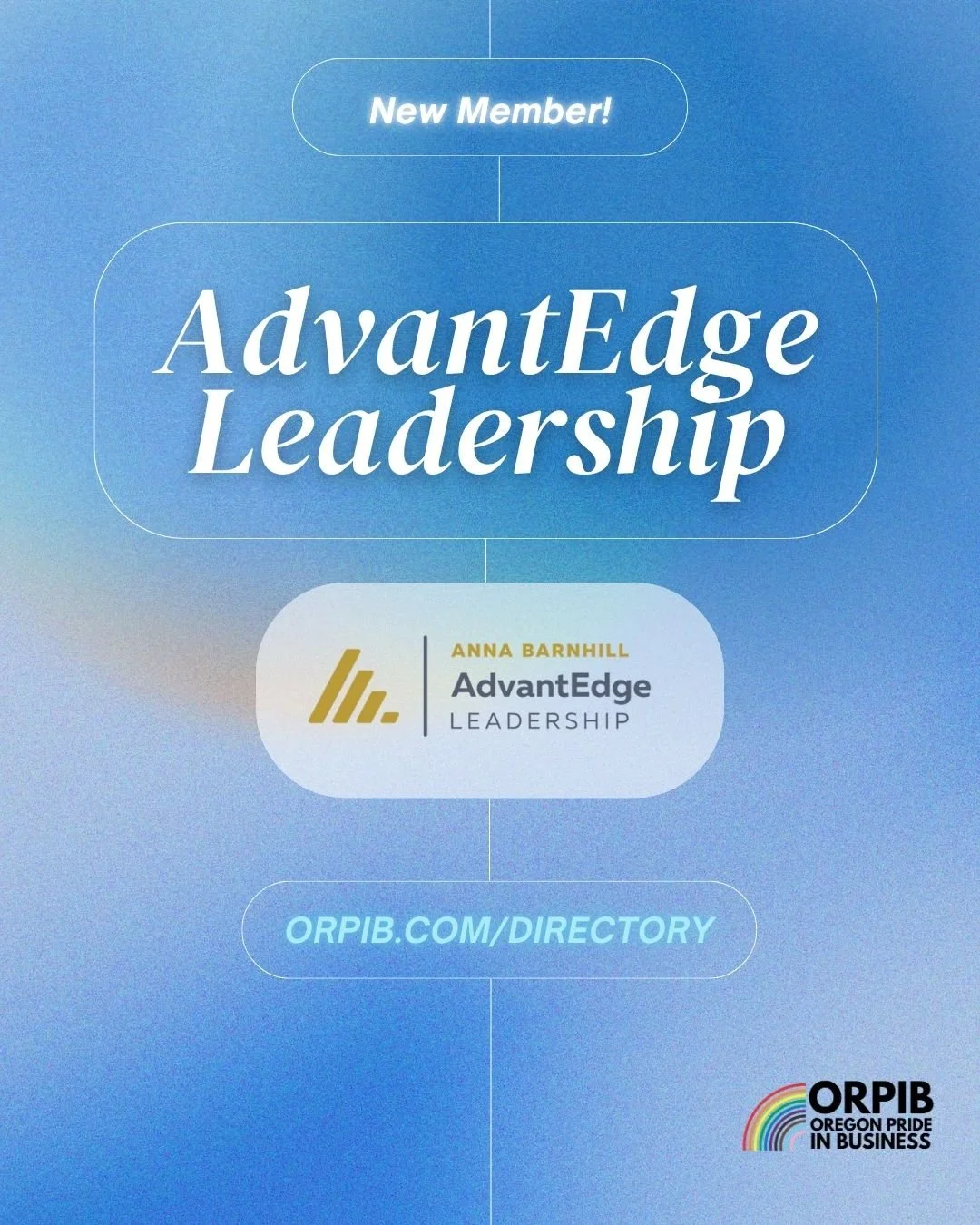 Welcome to the party, AdvantEdge Leadership! 
Their expertise:
🦄 Executive coaching for LGBTQ+ leaders navigating authenticity, bias, and career advancement
🦄 Team development fostering psychological safety and inclusive high performance
 🦄 Leader