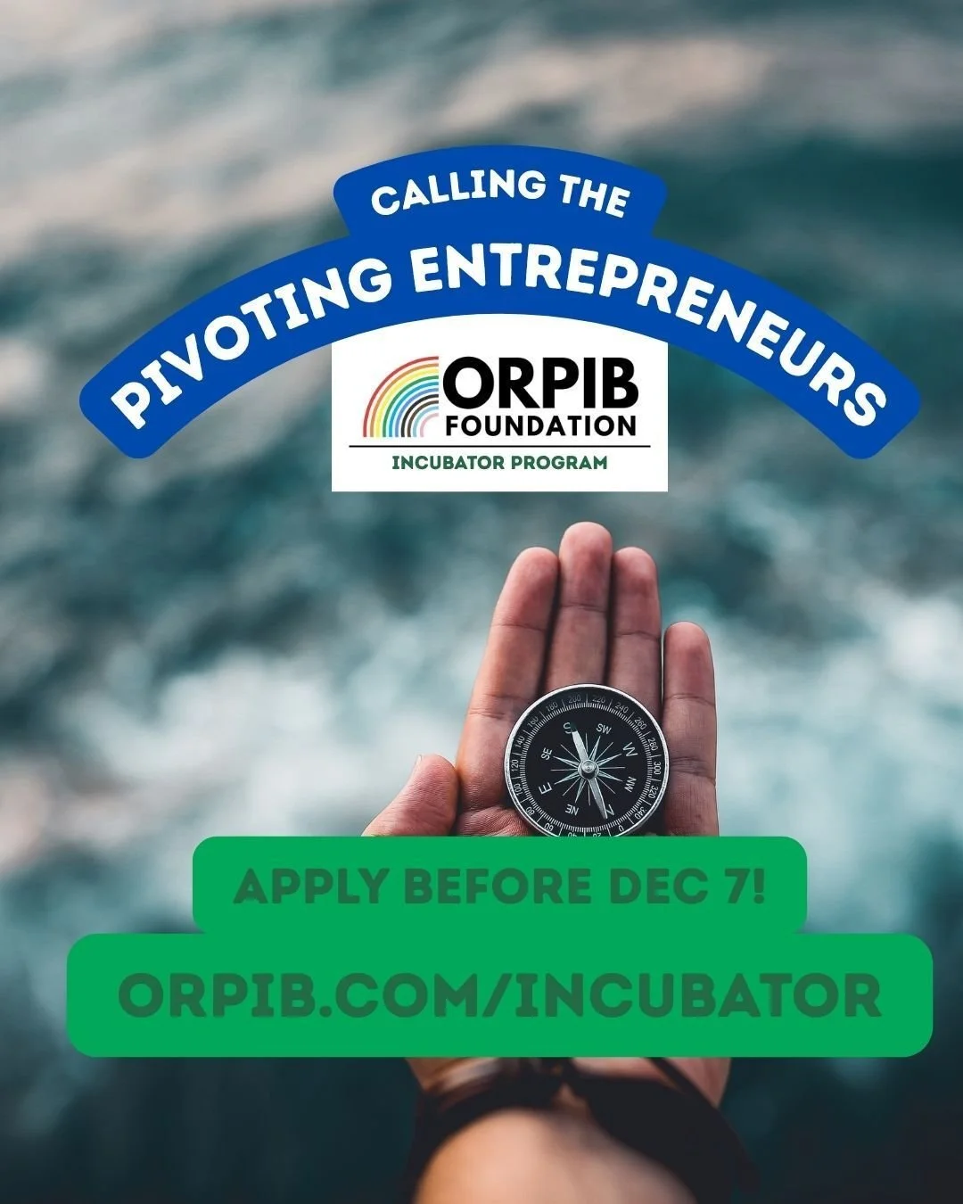 Apply to participate in ORPIB's 2026 9-month Incubator Program!

We Especially Want to Hear From You If: 🧭 You're BIPOC and ready to break barriers. 🧭 You're transgender, non-binary, or gender-expansive and building something authentic. 🧭 You iden