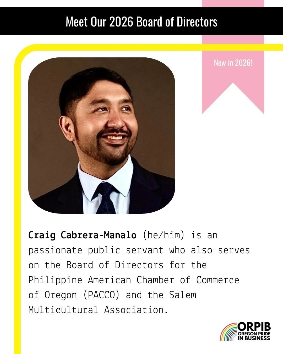"I joined Oregon Pride in Business to amplify the vibrant voices of the LGBTQIA2S+ Pacific Islander community. While we are often part of the larger AANHPI umbrella, I am passionate about bringing visibility to our distinct heritage and the uniq