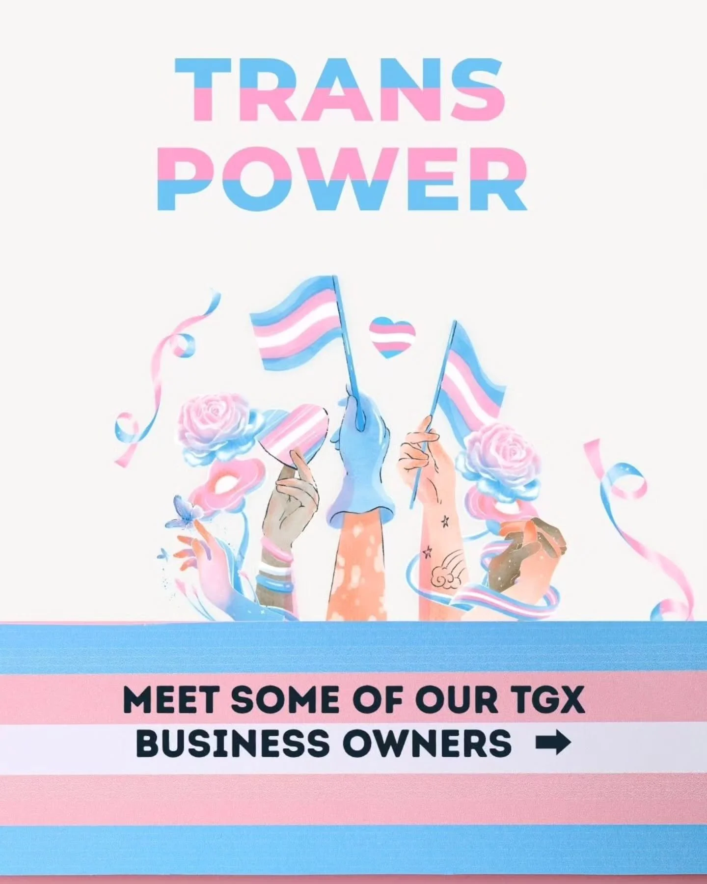 ✨ TRANS POWER ✨

We're incredibly proud to spotlight some of the amazing transgender and gender expansive business owners in our community for Trans Day of Visibility&ndash; and every other day in the year! 💙💗🤍💗💙

From bookkeeping to tech consul