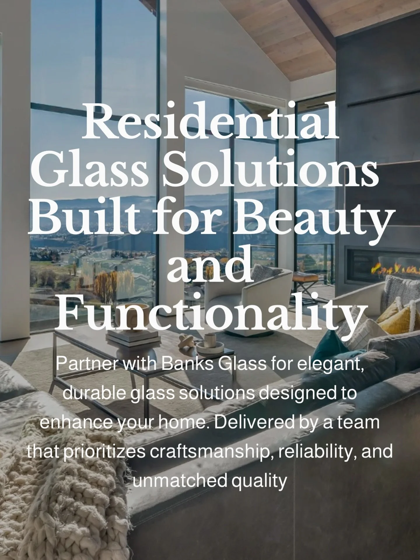 Craftsmanship You Can Trust for Your Home

🔹Since 1961, Banks Glass has been the trusted choice for homeowners seeking stunning and functional glass solutions. Whether you&rsquo;re upgrading your windows, designing custom glass doors, or creating un