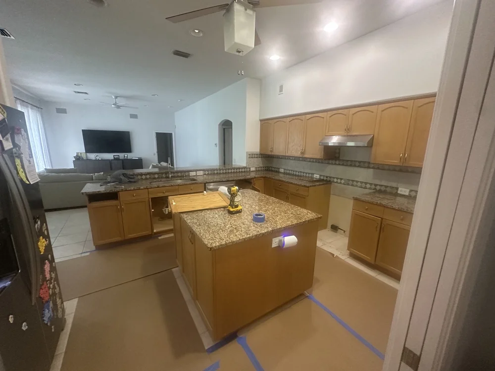 Before: Full Kitchen Remodel