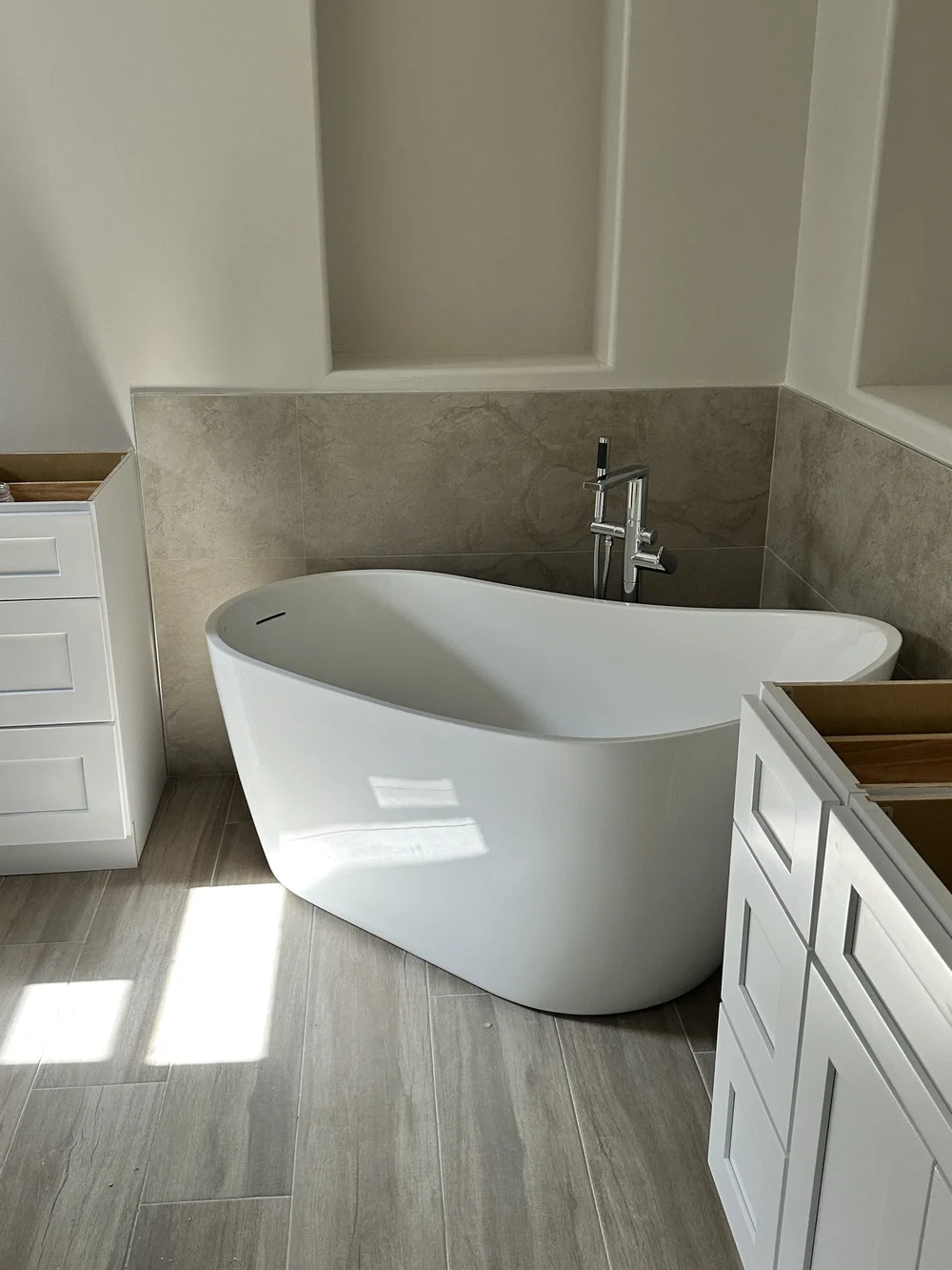 During: Master Bath Renovation — Grandezza, Estero