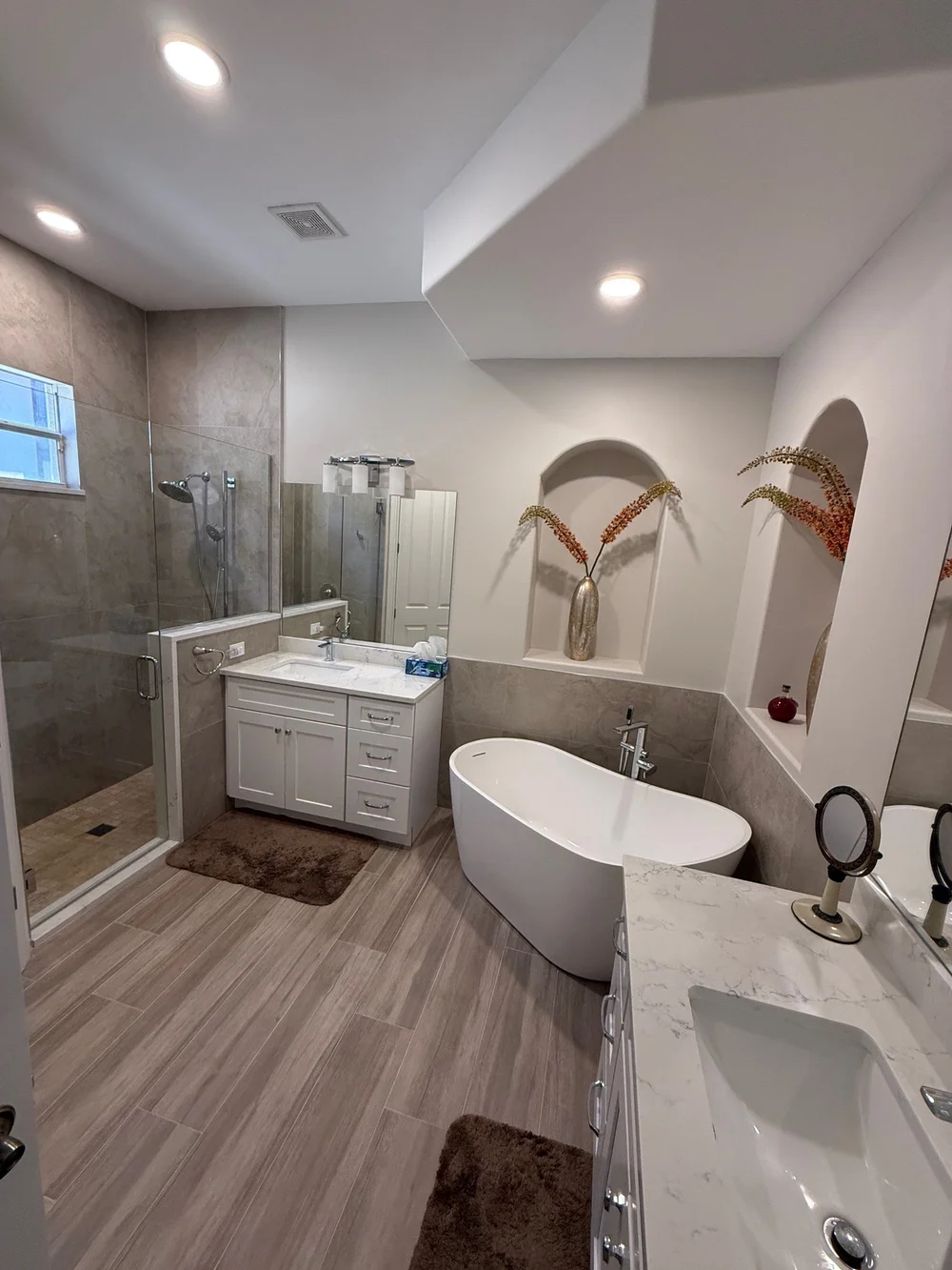 Master bath remodel with freestanding tub - Grandezza, Estero FL