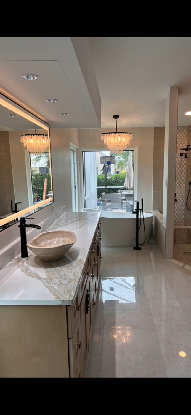 After: Master Bath Renovation — Vanderbilt Lakes, Bonita Springs