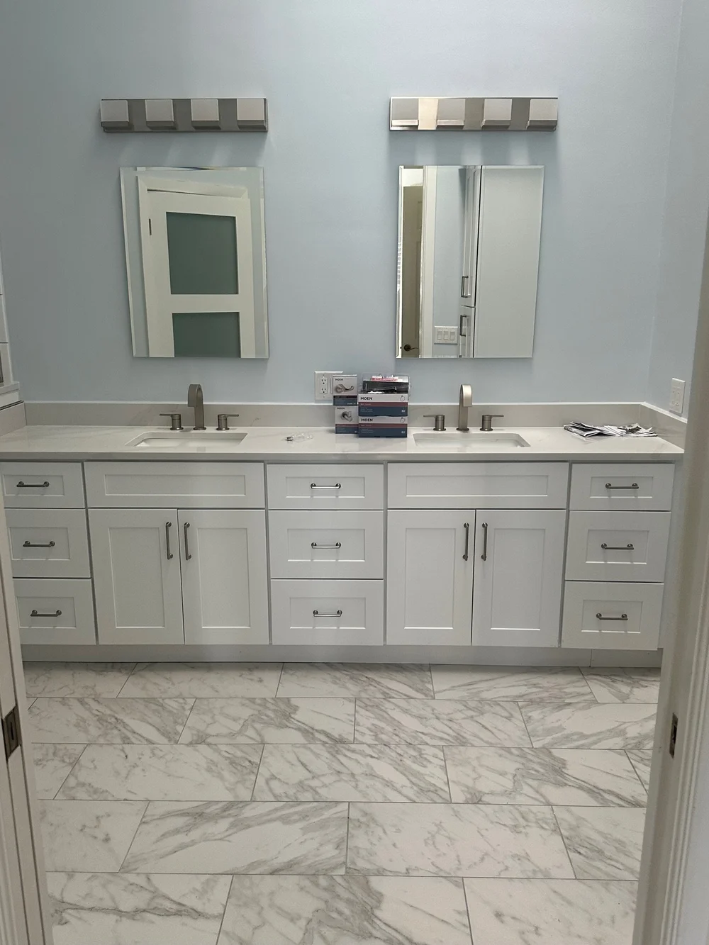 After: Master Bath Renovation — Lely Resort, Naples