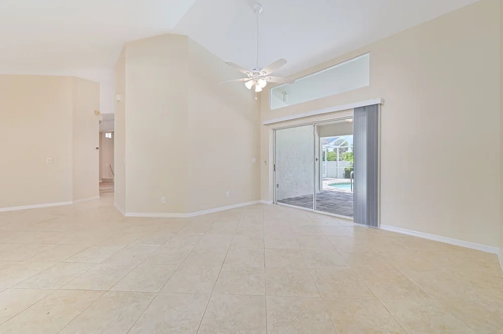 Interior painting with crisp lines - Estero FL
