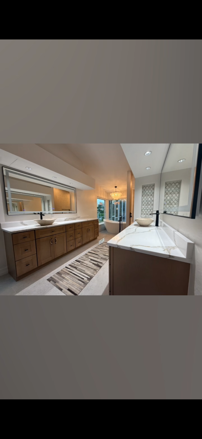After: Master Bath Renovation — Vanderbilt Lakes, Bonita Springs