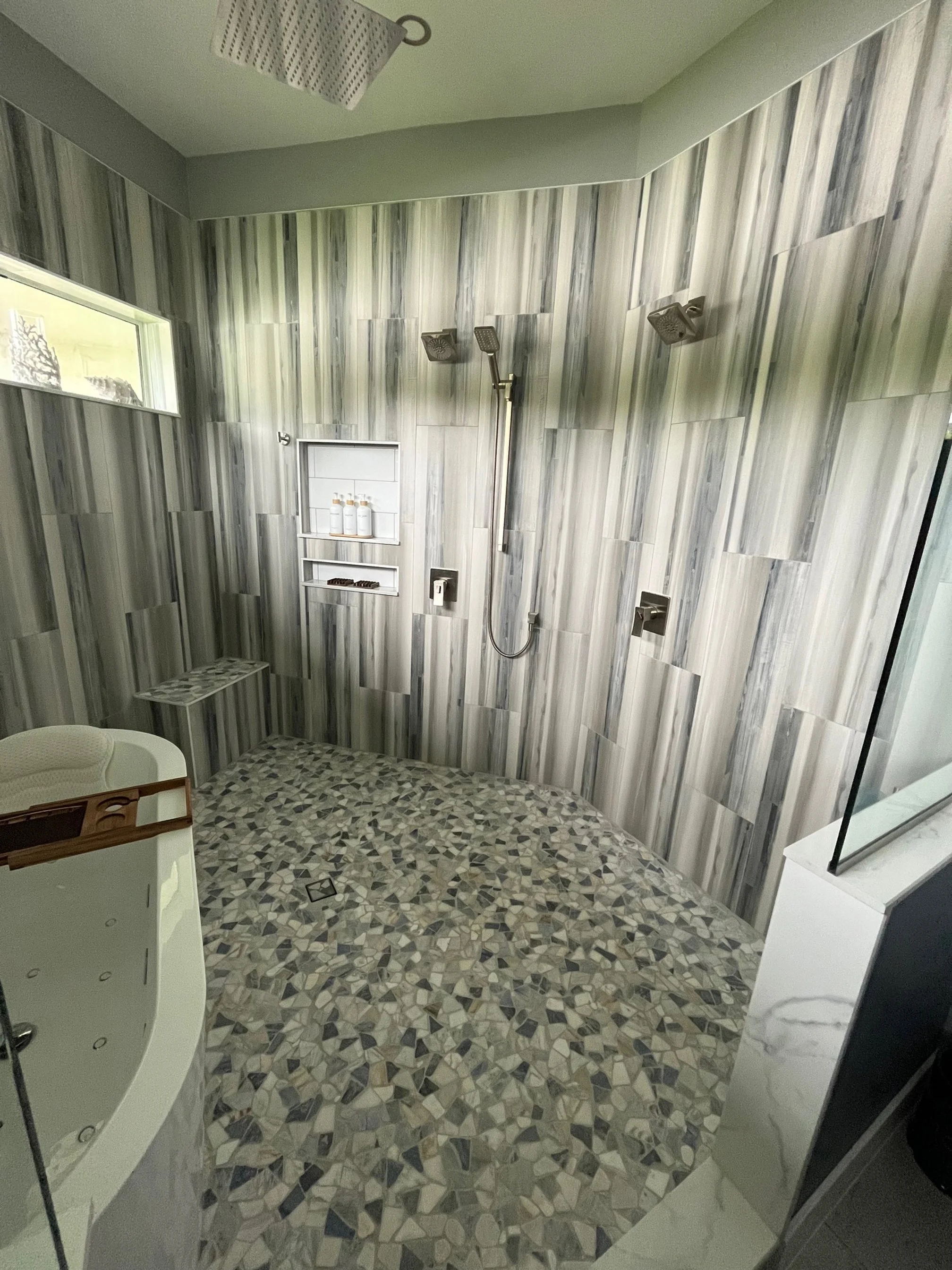 AFTER: Multi Zone Shower Heads/Rain Head