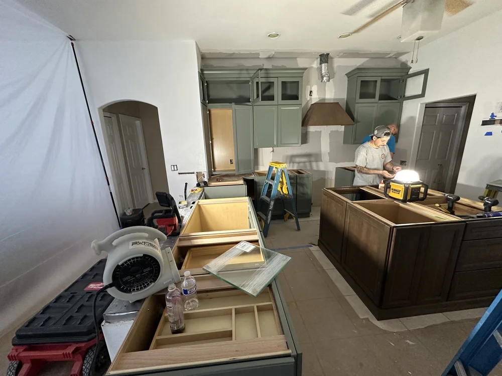 During: Full Kitchen Remodel