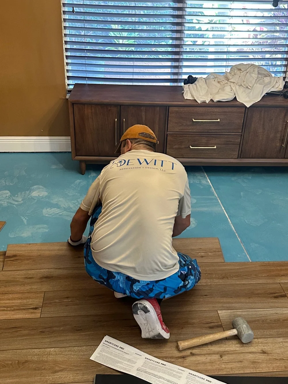 In Progress: New LVP flooring installation - Fort Myers FL