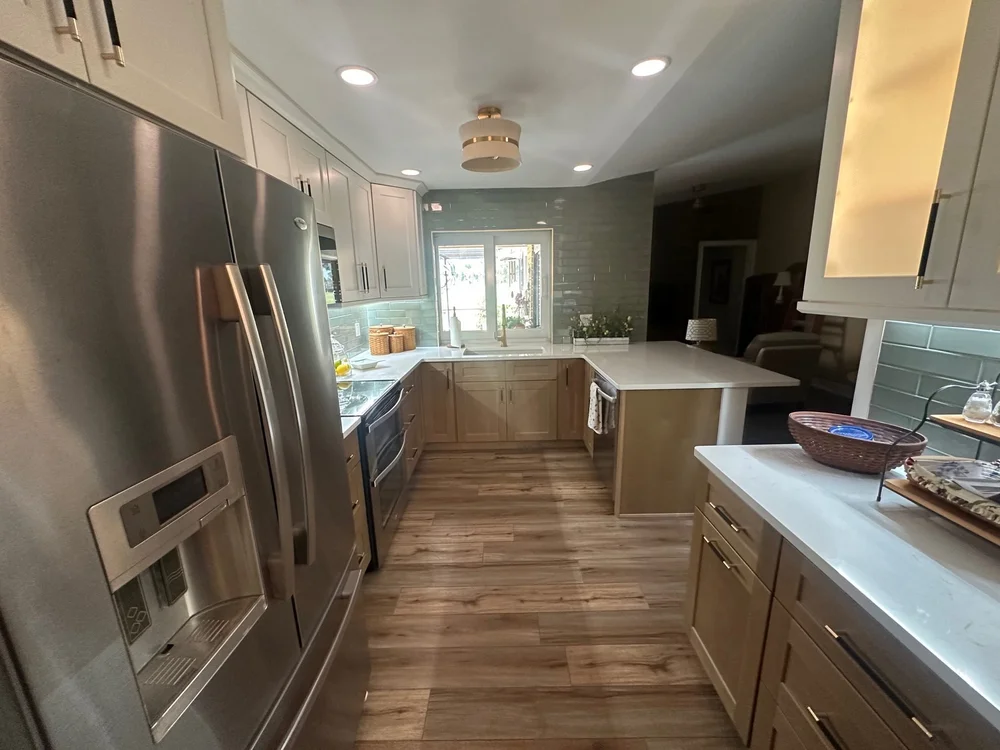 After: Full kitchen remodel with new LVP flooring - McGregor, Fort Myers FL